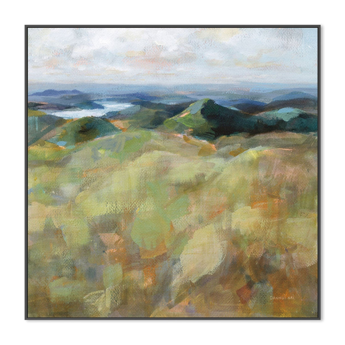 wall-art-print-canvas-poster-framed-Above the Lakes-by-Danhui Nai-Gioia Wall Art