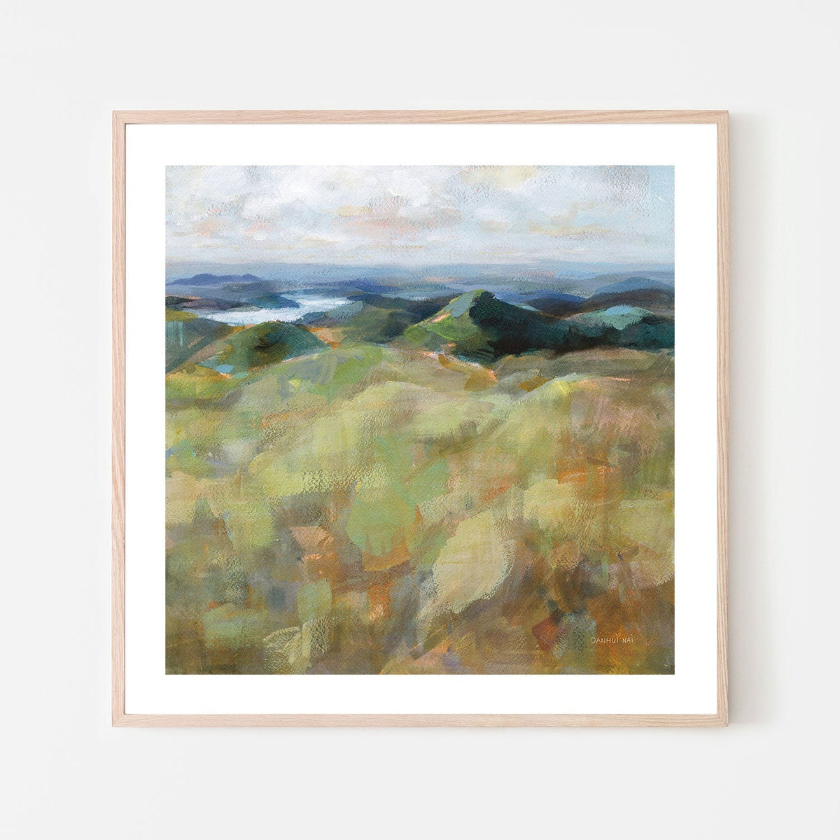 wall-art-print-canvas-poster-framed-Above the Lakes-by-Danhui Nai-Gioia Wall Art