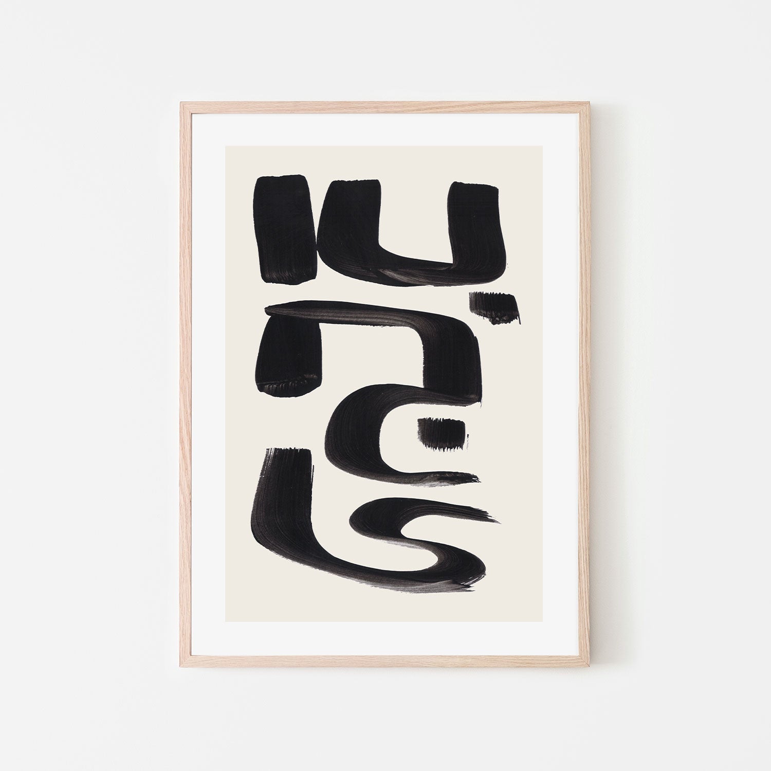 wall-art-print-canvas-poster-framed-Abstract Arabic , By Ejaaz Haniff-GIOIA-WALL-ART