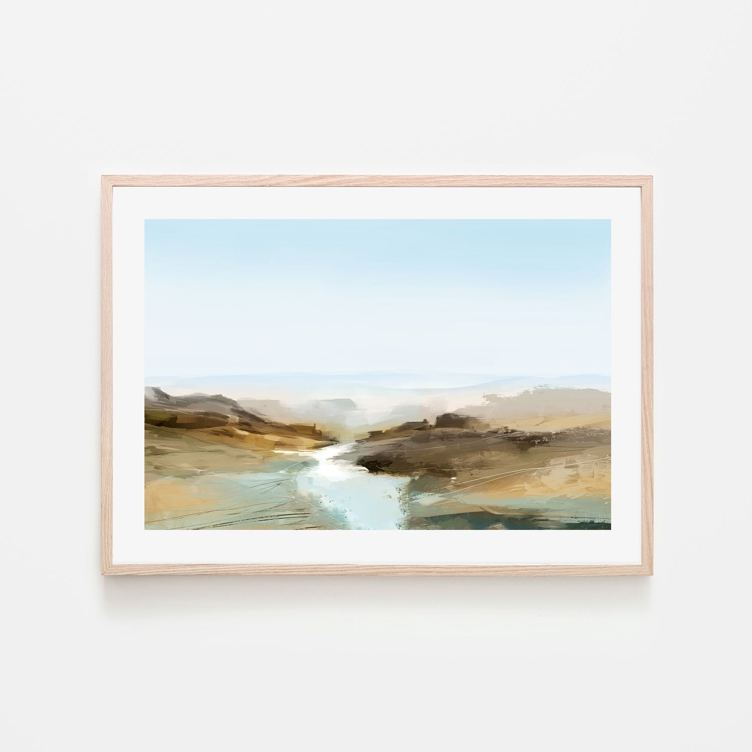wall-art-print-canvas-poster-framed-Abstract Beach View , By Dan Hobday-GIOIA-WALL-ART