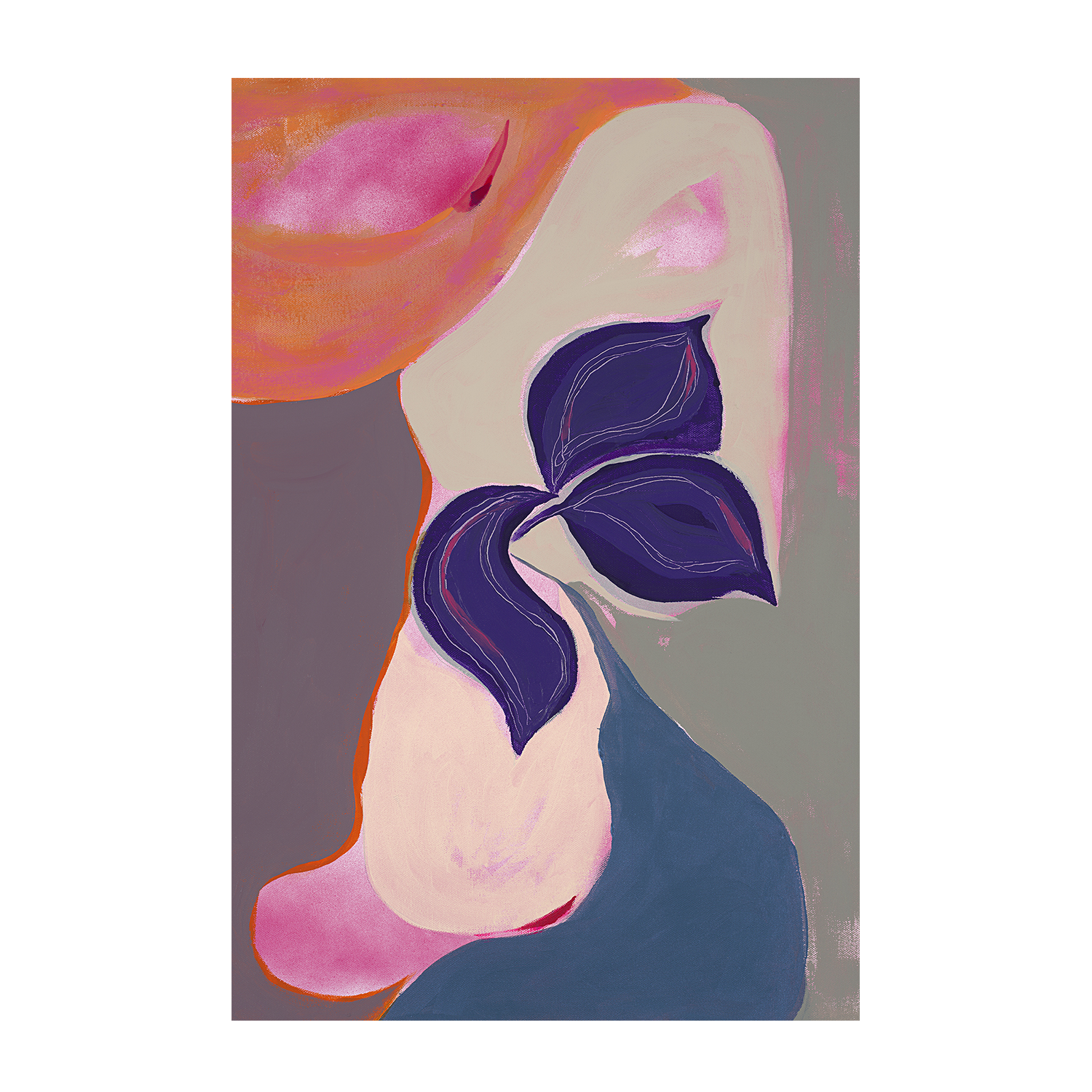wall-art-print-canvas-poster-framed-Abstract Bloom, Style B , By Lynda Skye-1