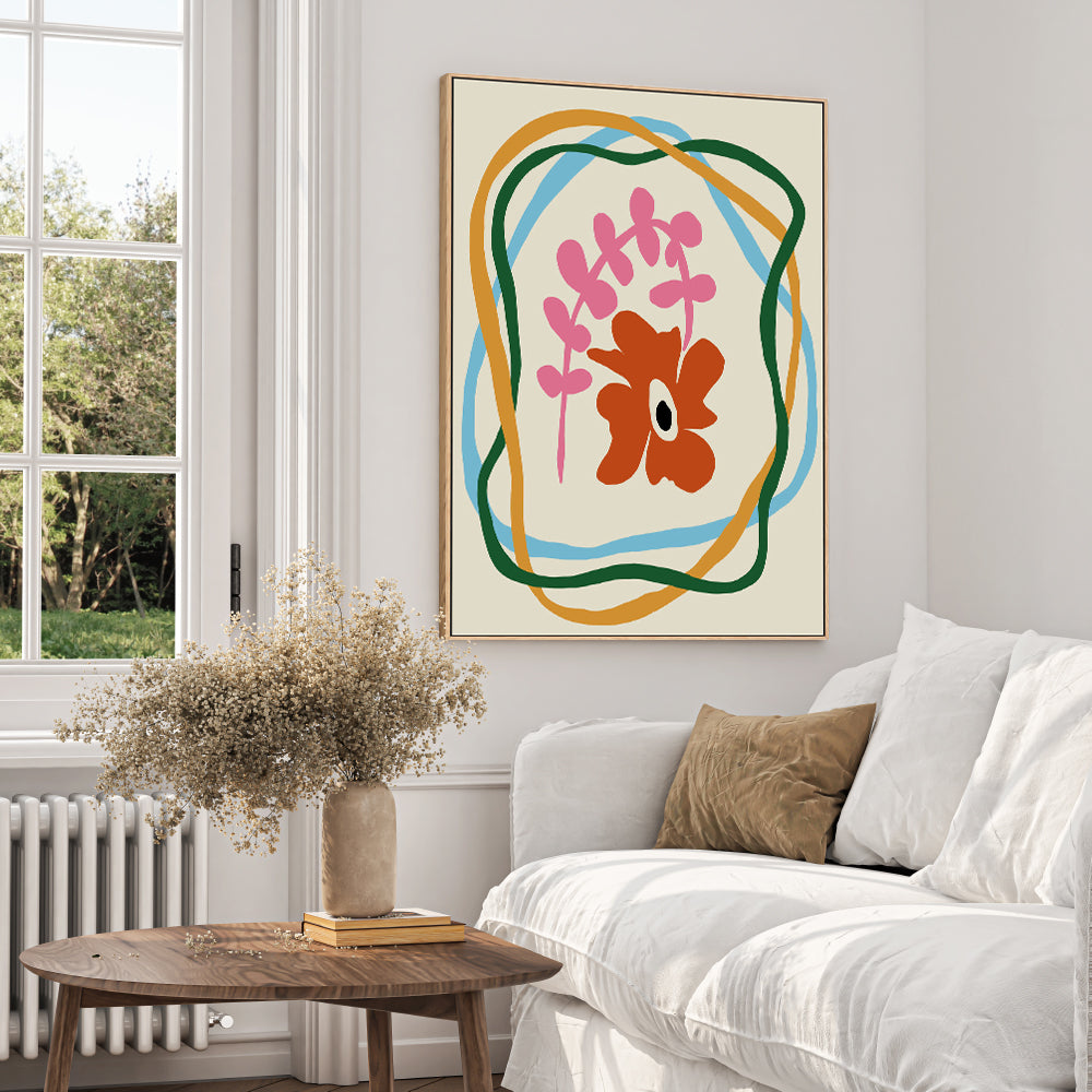 wall-art-print-canvas-poster-framed-Abstract Color Flow , By Miho Art Studio-7