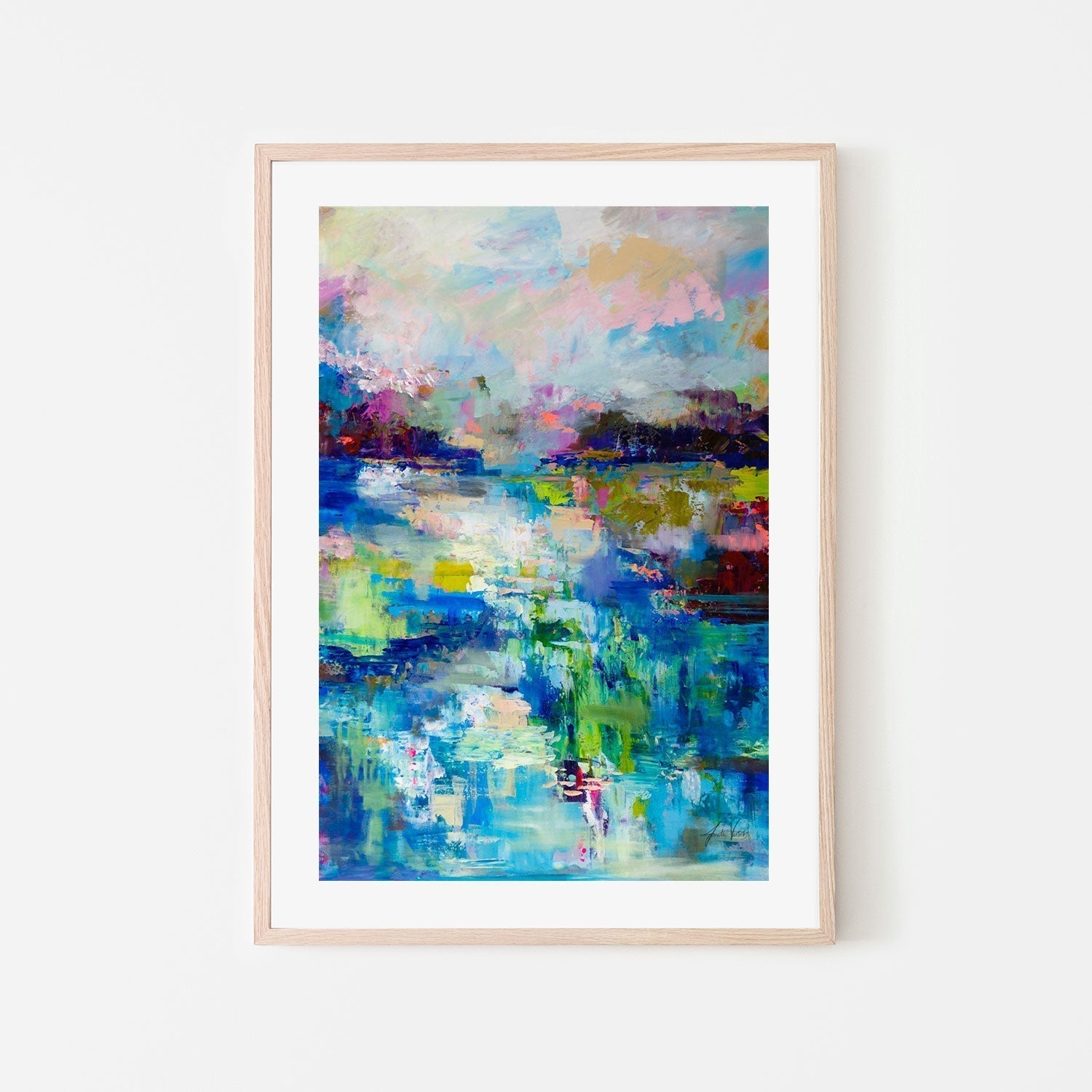 wall-art-print-canvas-poster-framed-Abstract Evening-by-Jeanette Vertentes-Gioia Wall Art