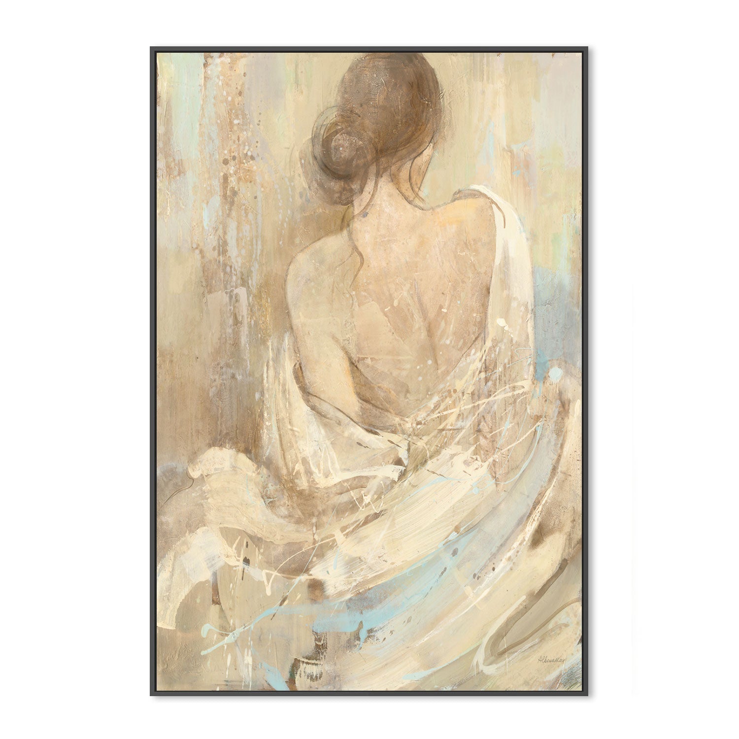 wall-art-print-canvas-poster-framed-Abstract Figure, Style A , By Albena Hristova-GIOIA-WALL-ART