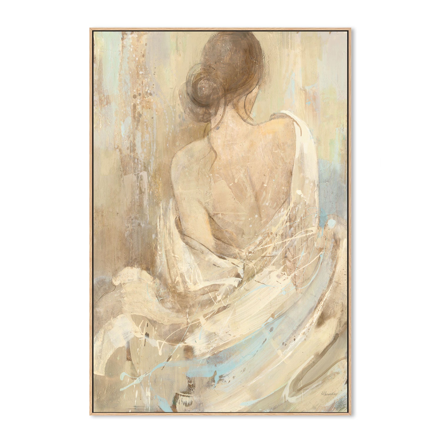 wall-art-print-canvas-poster-framed-Abstract Figure, Style A , By Albena Hristova-GIOIA-WALL-ART