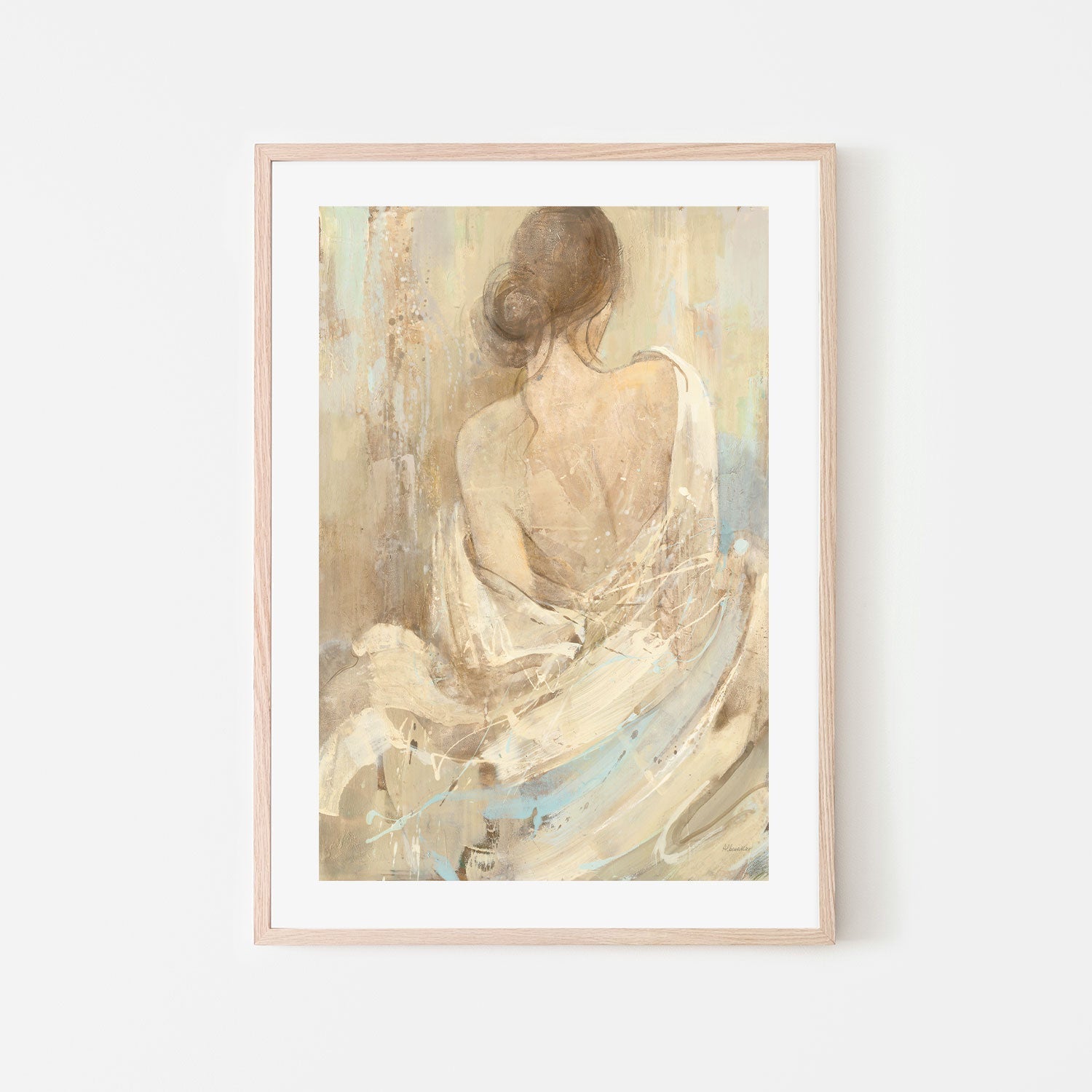 wall-art-print-canvas-poster-framed-Abstract Figure, Style A , By Albena Hristova-GIOIA-WALL-ART