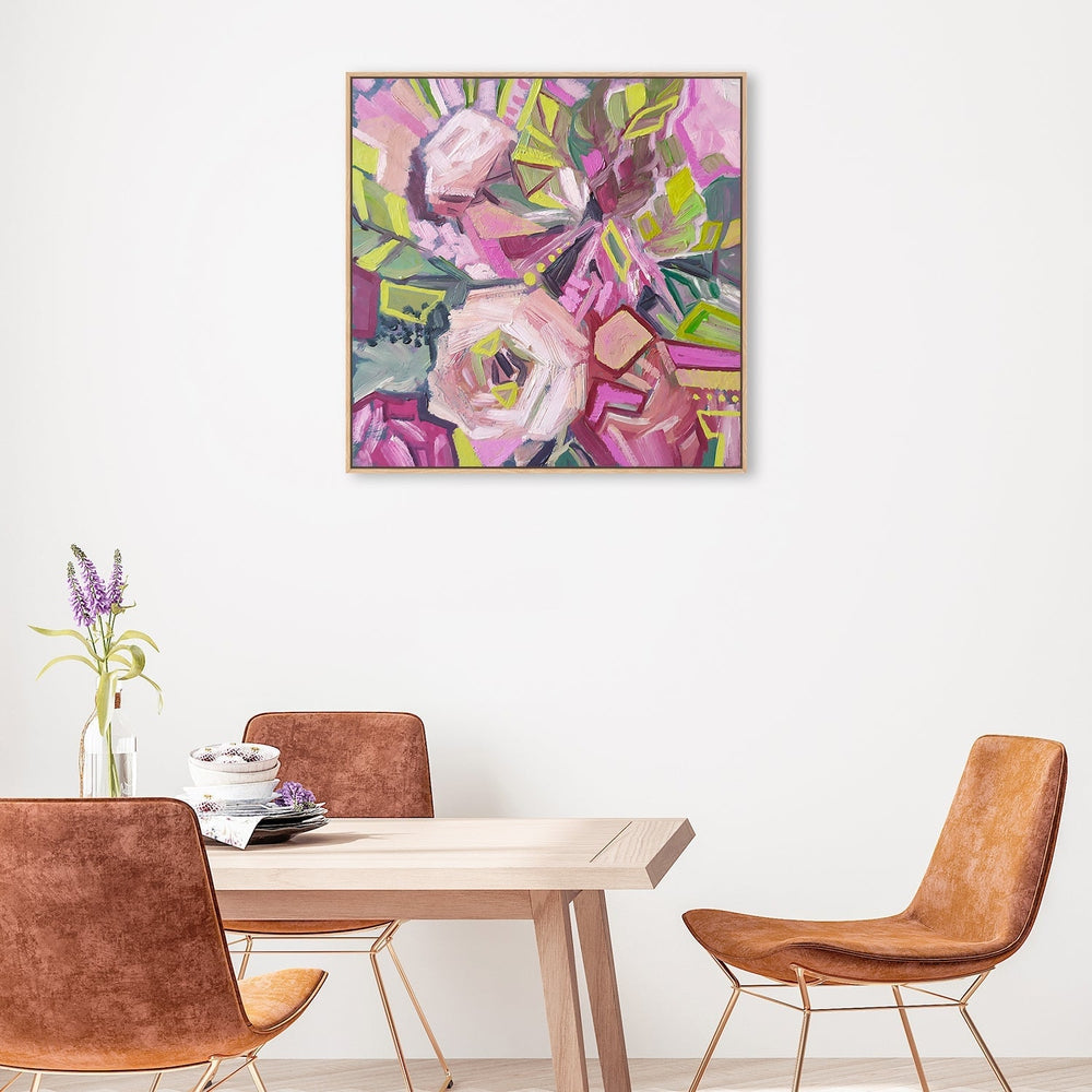 wall-art-print-canvas-poster-framed-Abstract Flowers-by-Ekaterina Prisich-Gioia Wall Art