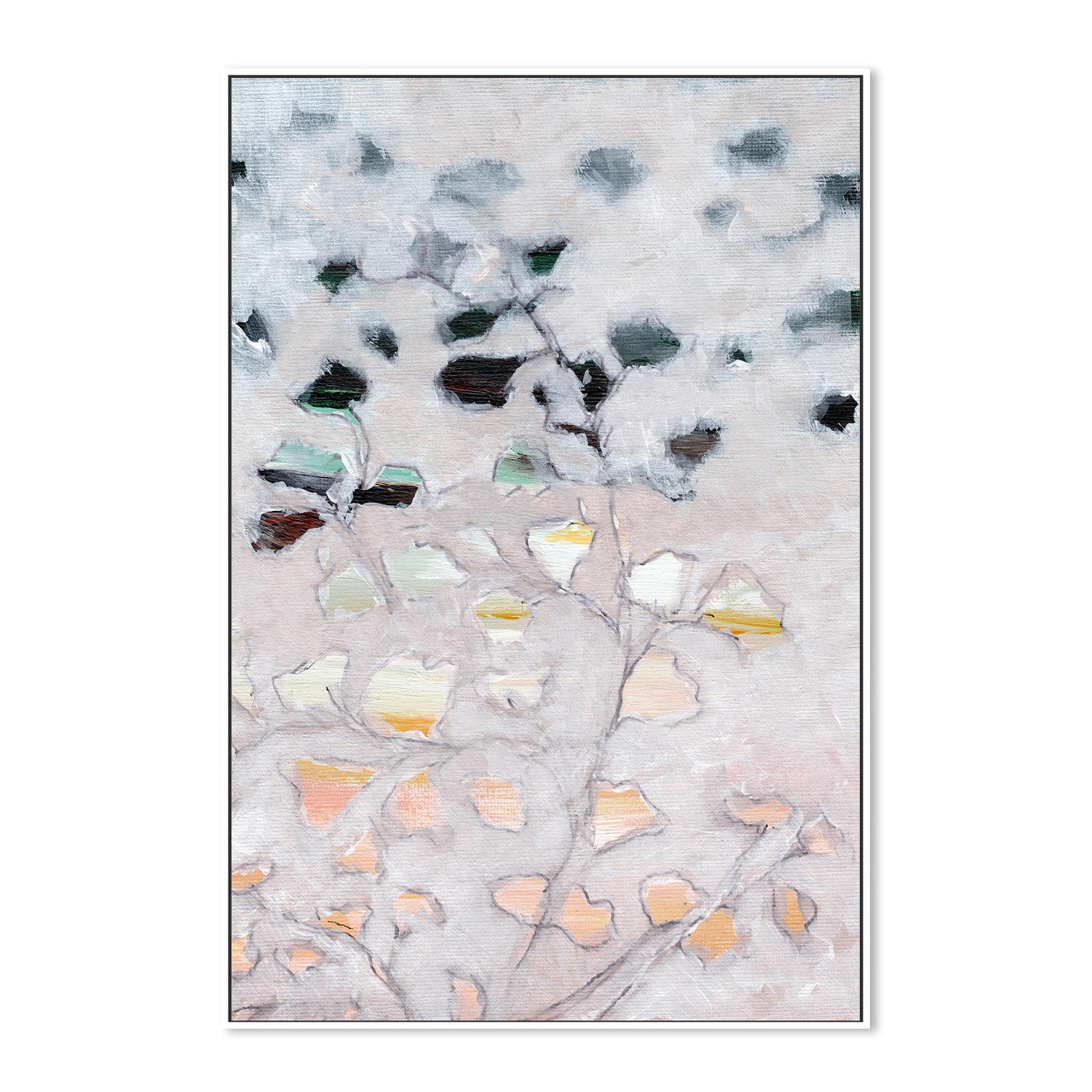 wall-art-print-canvas-poster-framed-Abstract Foliage , By Nikita Jariwala-5