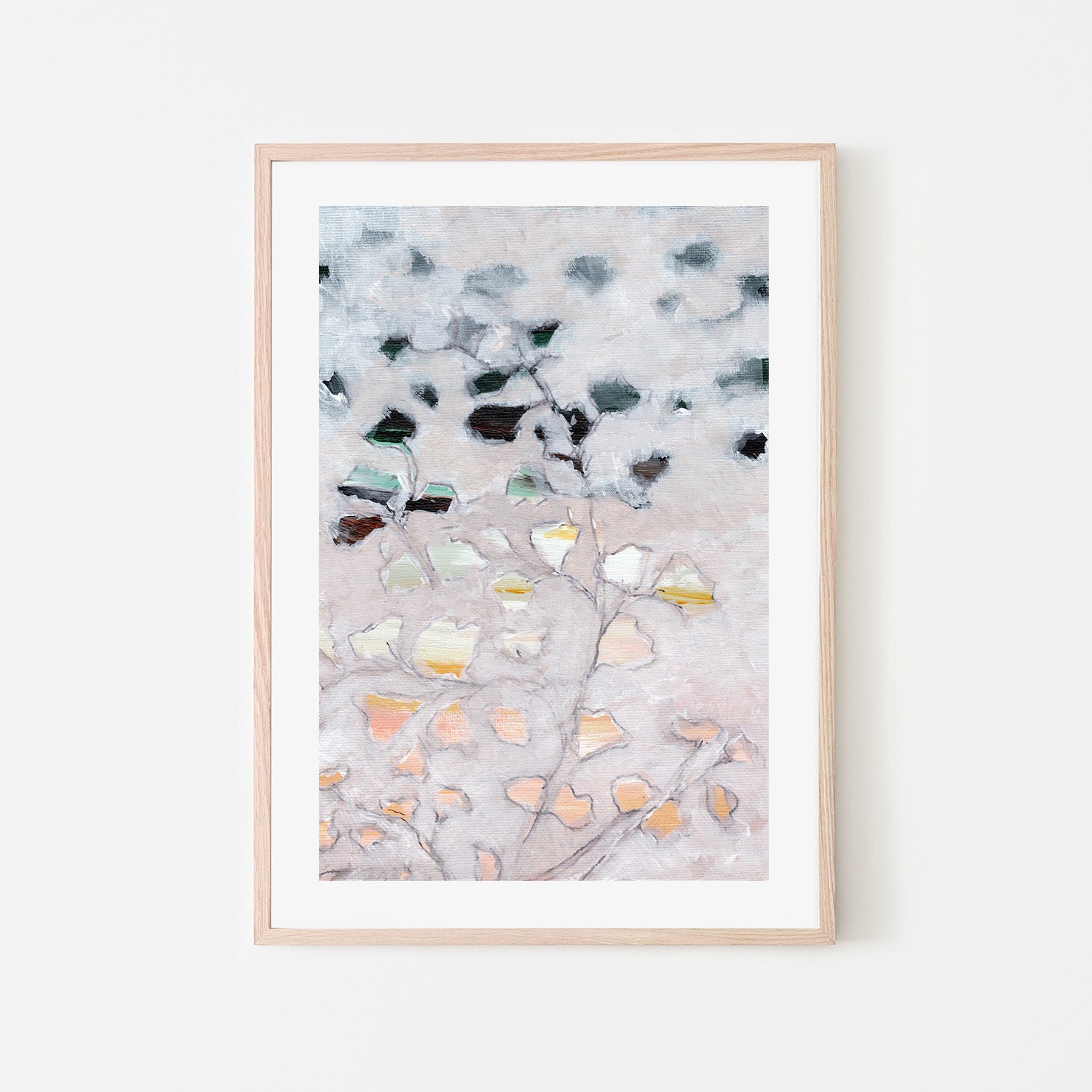 wall-art-print-canvas-poster-framed-Abstract Foliage , By Nikita Jariwala-6