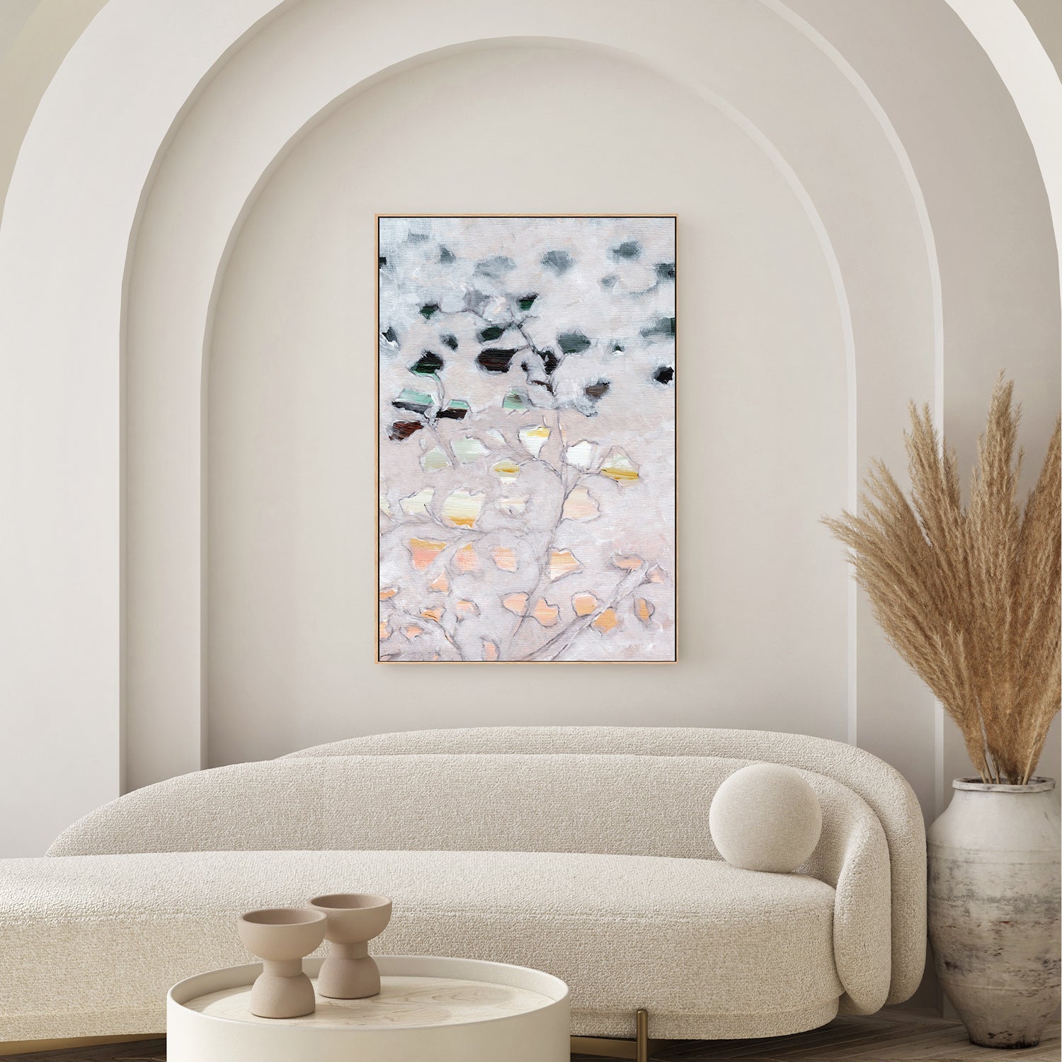 wall-art-print-canvas-poster-framed-Abstract Foliage , By Nikita Jariwala-7