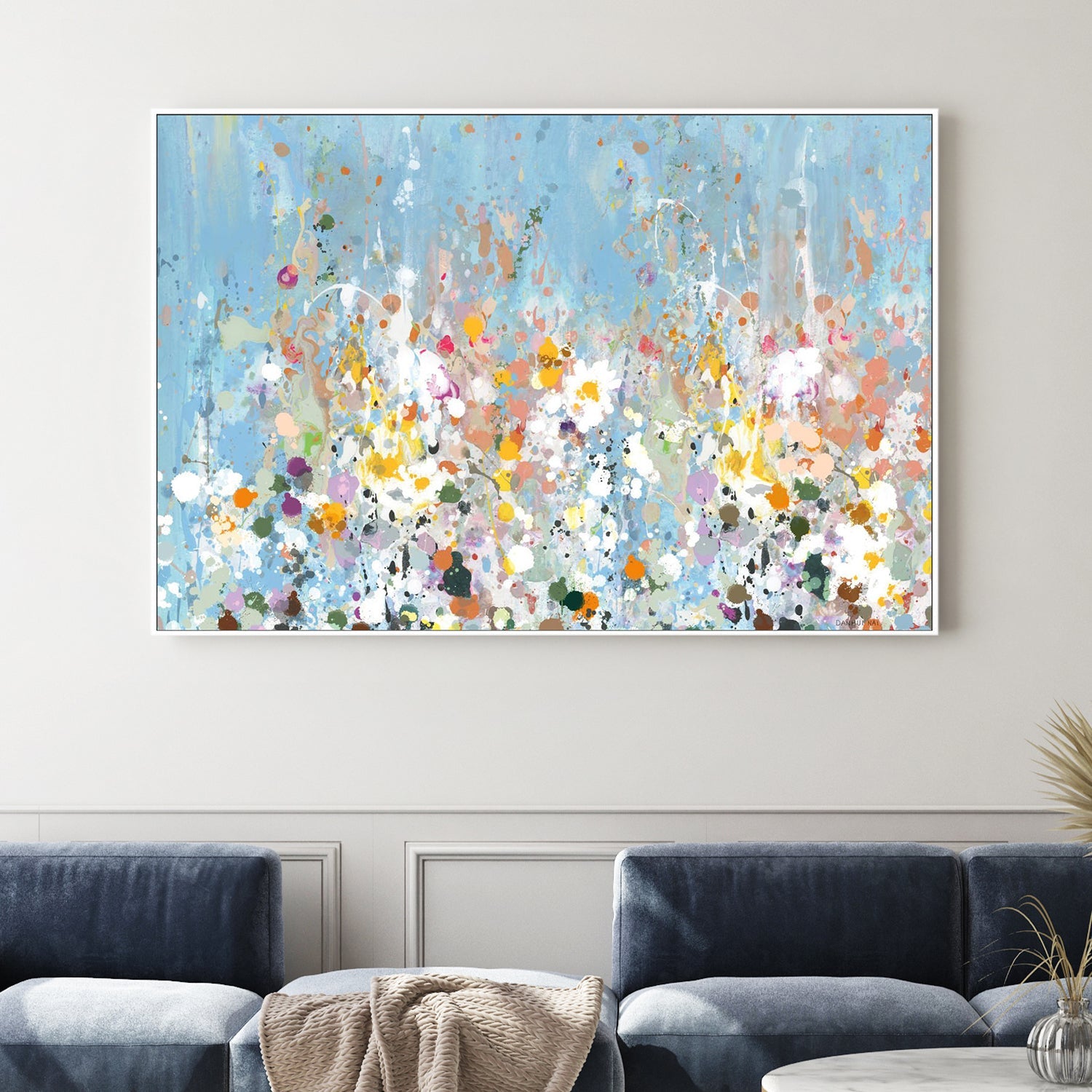 wall-art-print-canvas-poster-framed-Abstract Garden, Style A-2