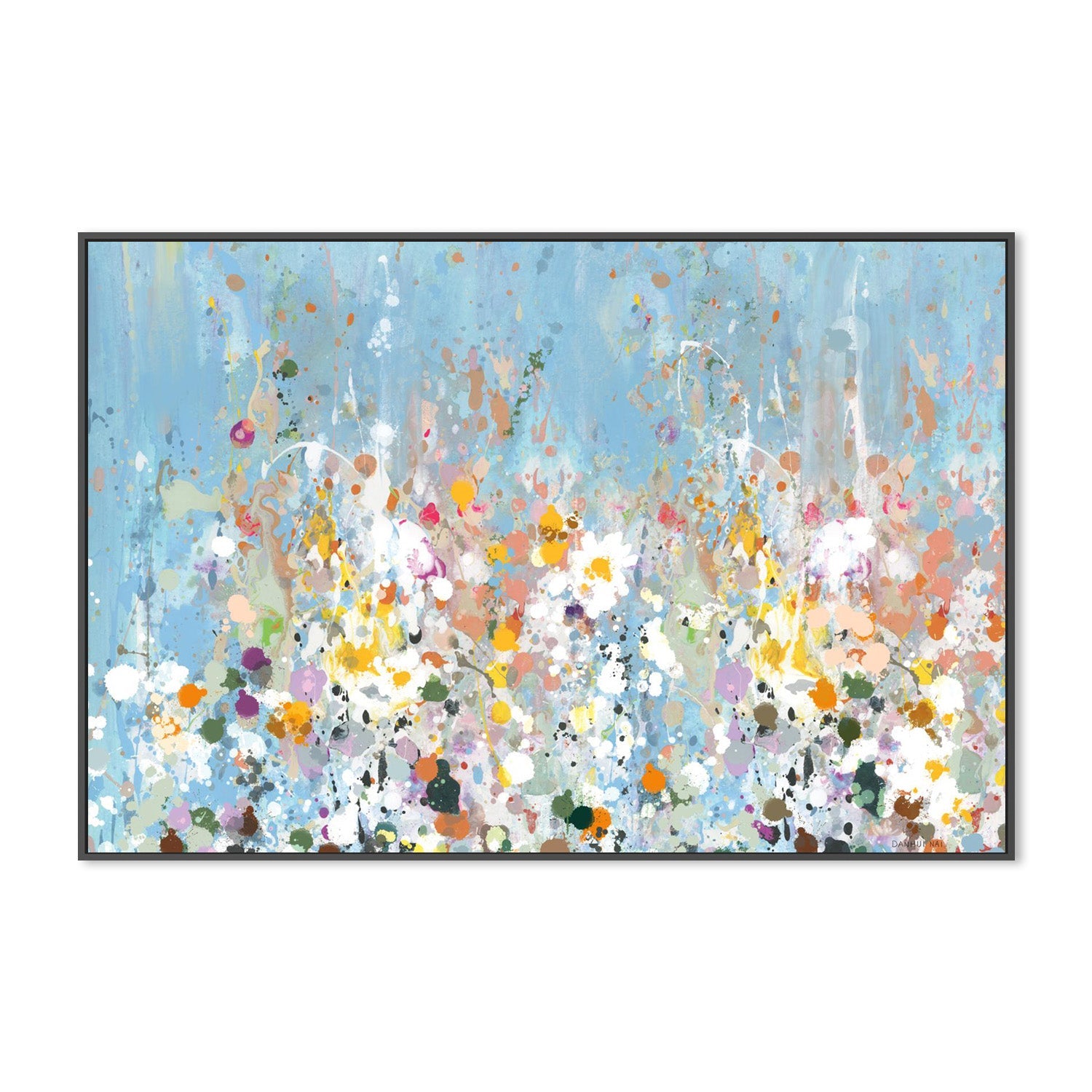 wall-art-print-canvas-poster-framed-Abstract Garden, Style A-3