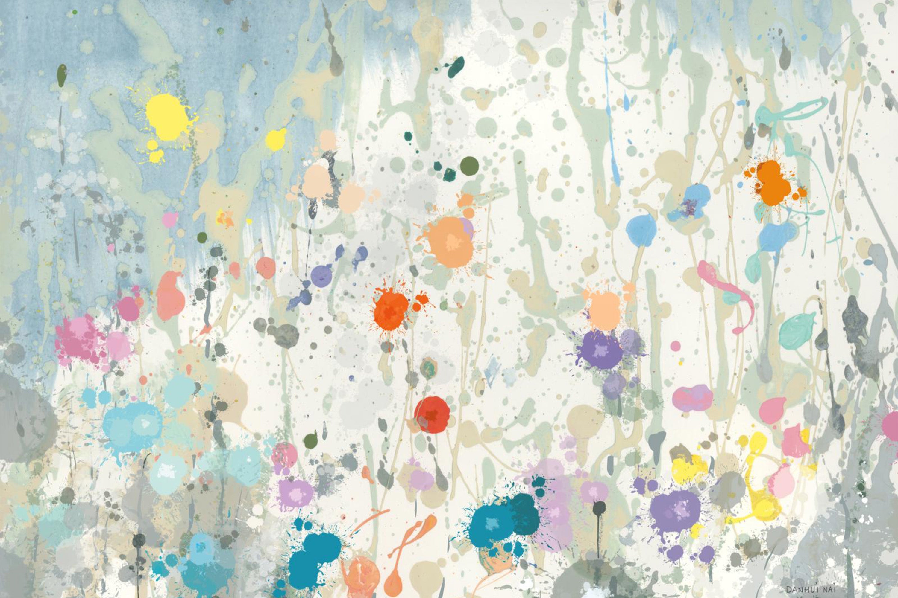 wall-art-print-canvas-poster-framed-Abstract Garden , Style B-1