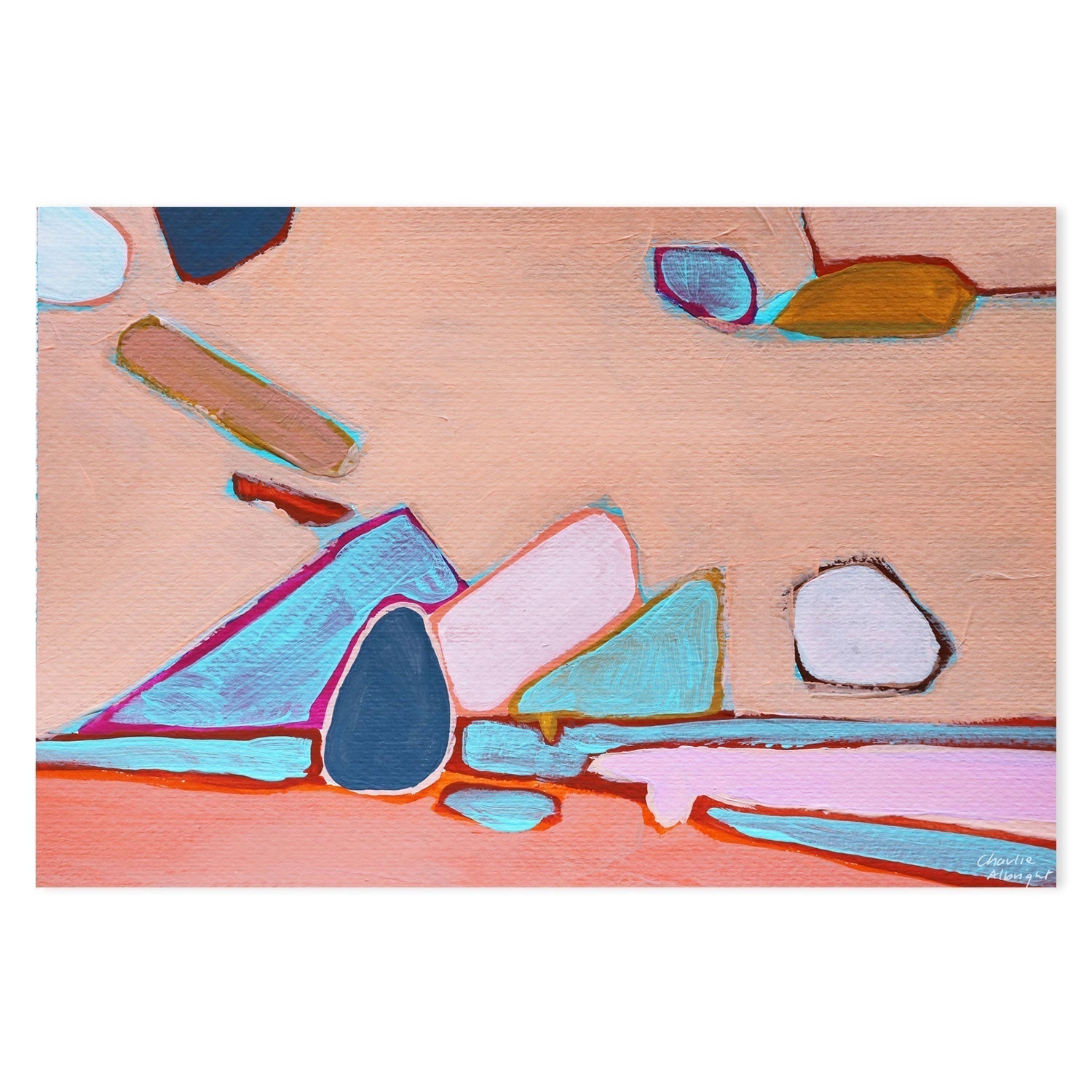 wall-art-print-canvas-poster-framed-Abstract Land And Rock-by-Moments By Charlie-Gioia Wall Art