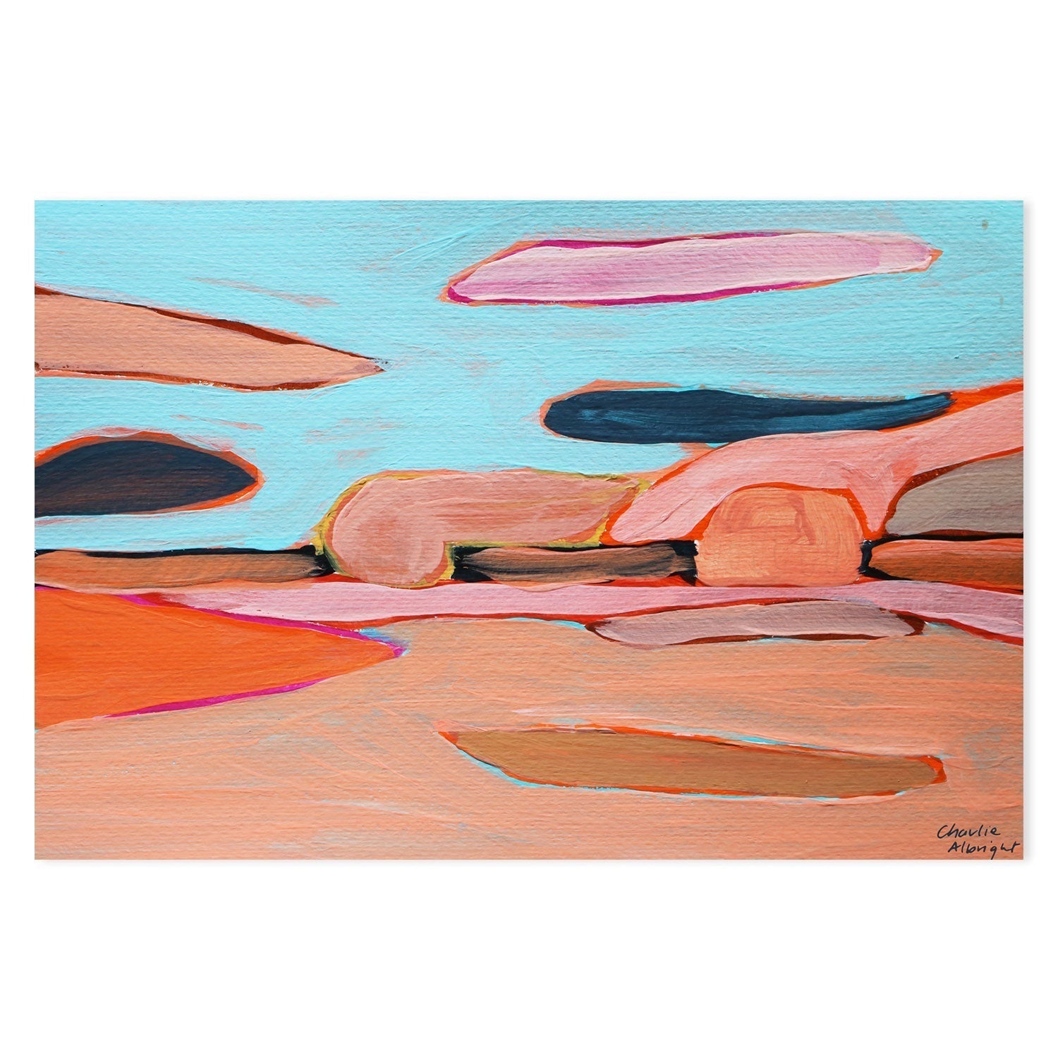 wall-art-print-canvas-poster-framed-Abstract Land And Sky-by-Moments By Charlie-Gioia Wall Art