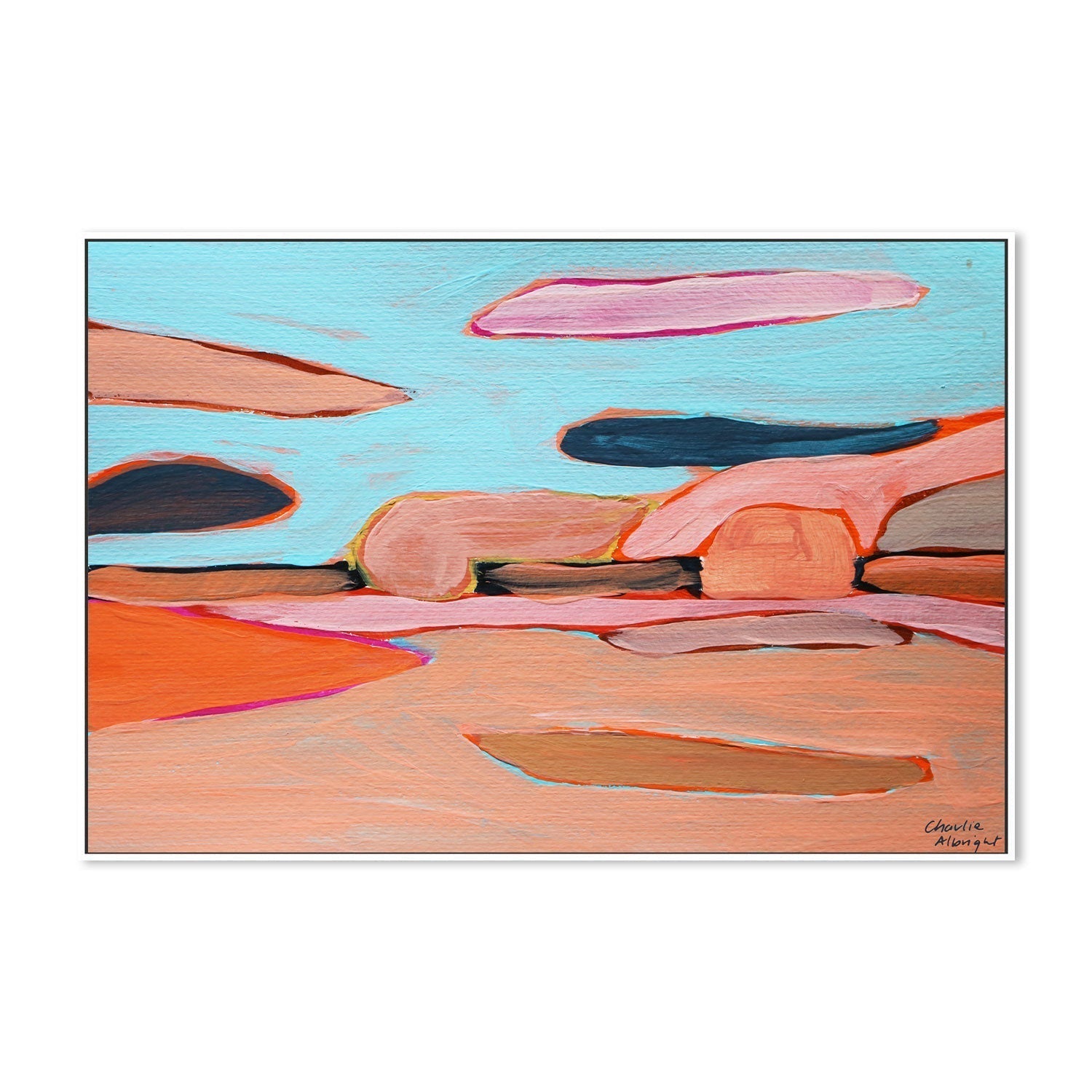 wall-art-print-canvas-poster-framed-Abstract Land And Sky-by-Moments By Charlie-Gioia Wall Art