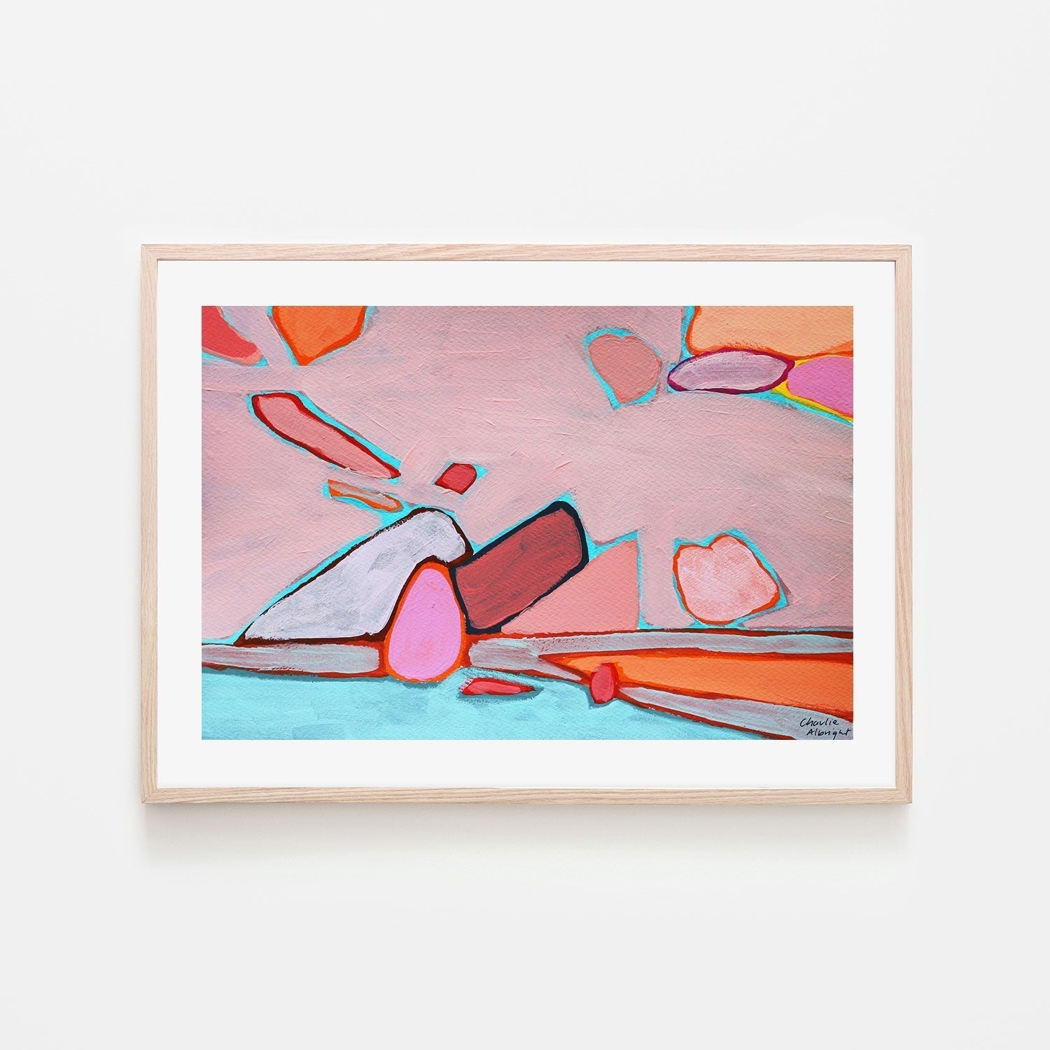 wall-art-print-canvas-poster-framed-Abstract Land And Water-by-Moments By Charlie-Gioia Wall Art
