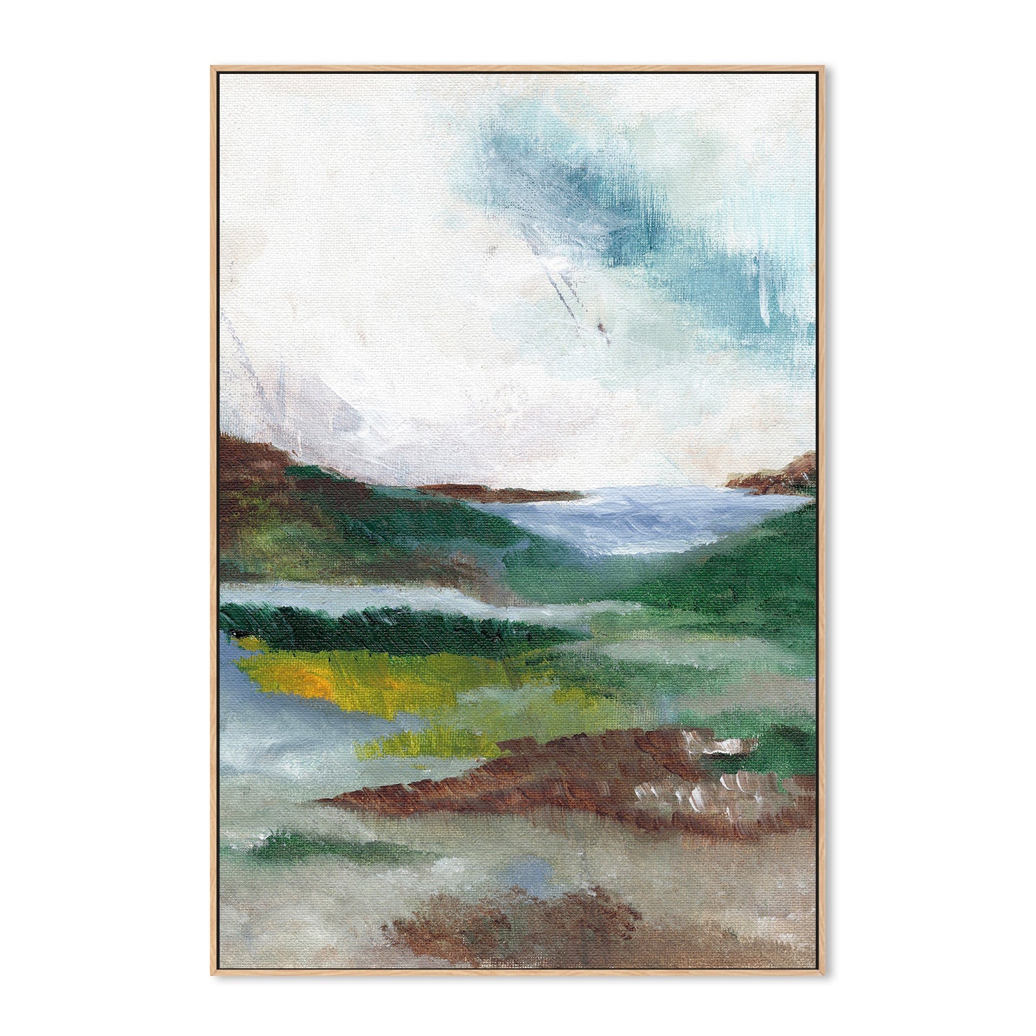 wall-art-print-canvas-poster-framed-Abstract Land , By Nikita Jariwala-4