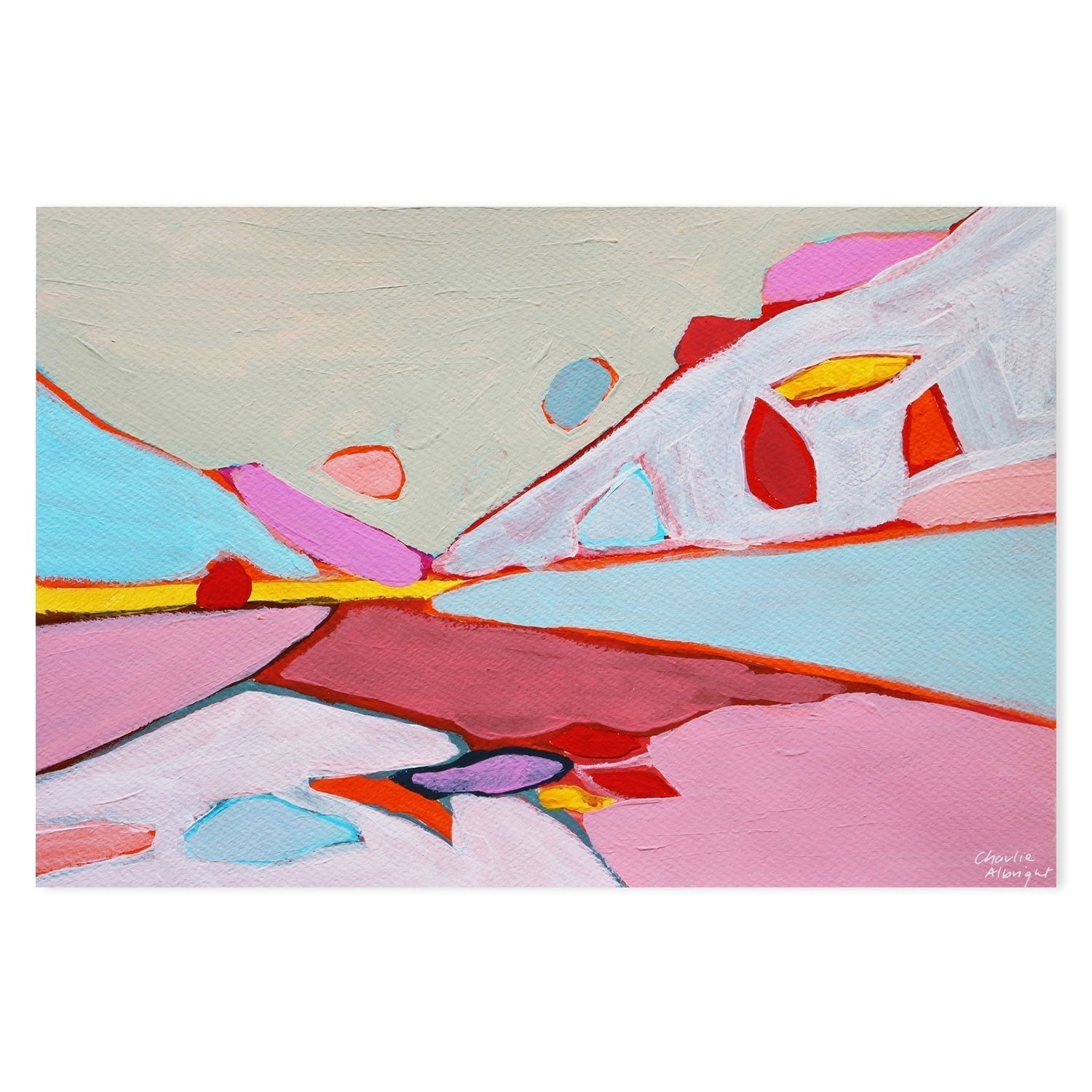 wall-art-print-canvas-poster-framed-Abstract Landscape, Style A-by-Moments By Charlie-Gioia Wall Art