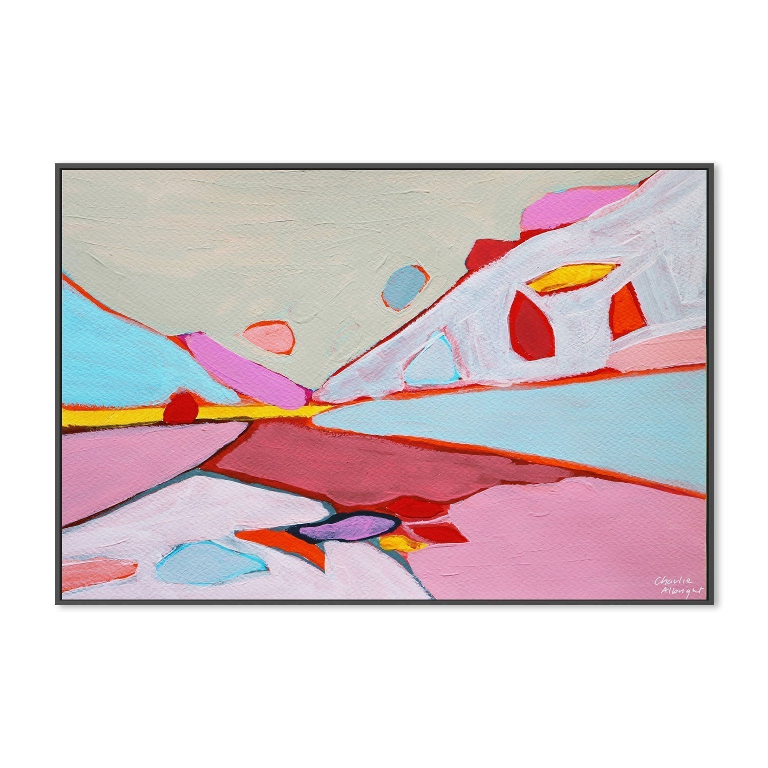 wall-art-print-canvas-poster-framed-Abstract Landscape, Style A-by-Moments By Charlie-Gioia Wall Art