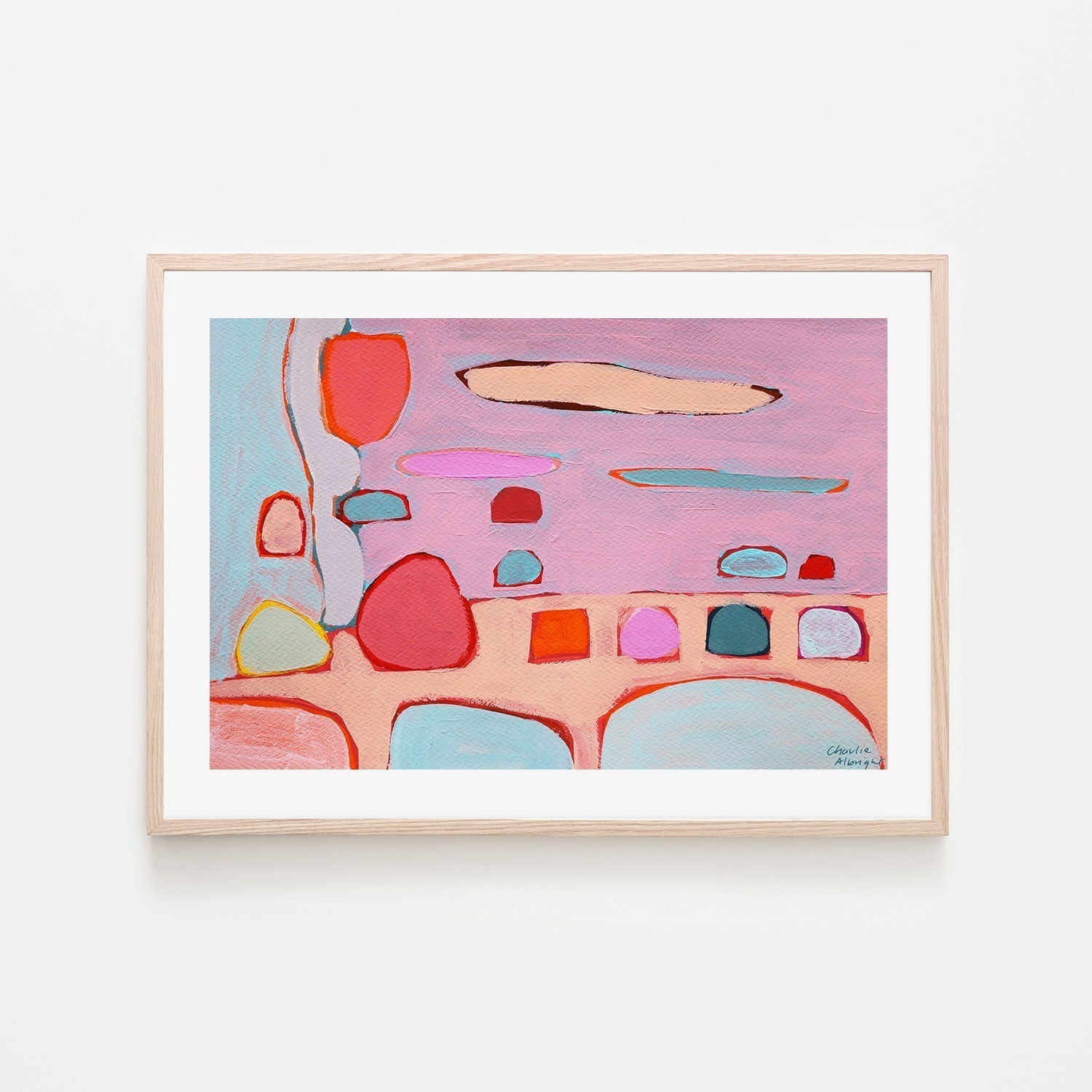 wall-art-print-canvas-poster-framed-Abstract Landscape, Style B-by-Moments By Charlie-Gioia Wall Art