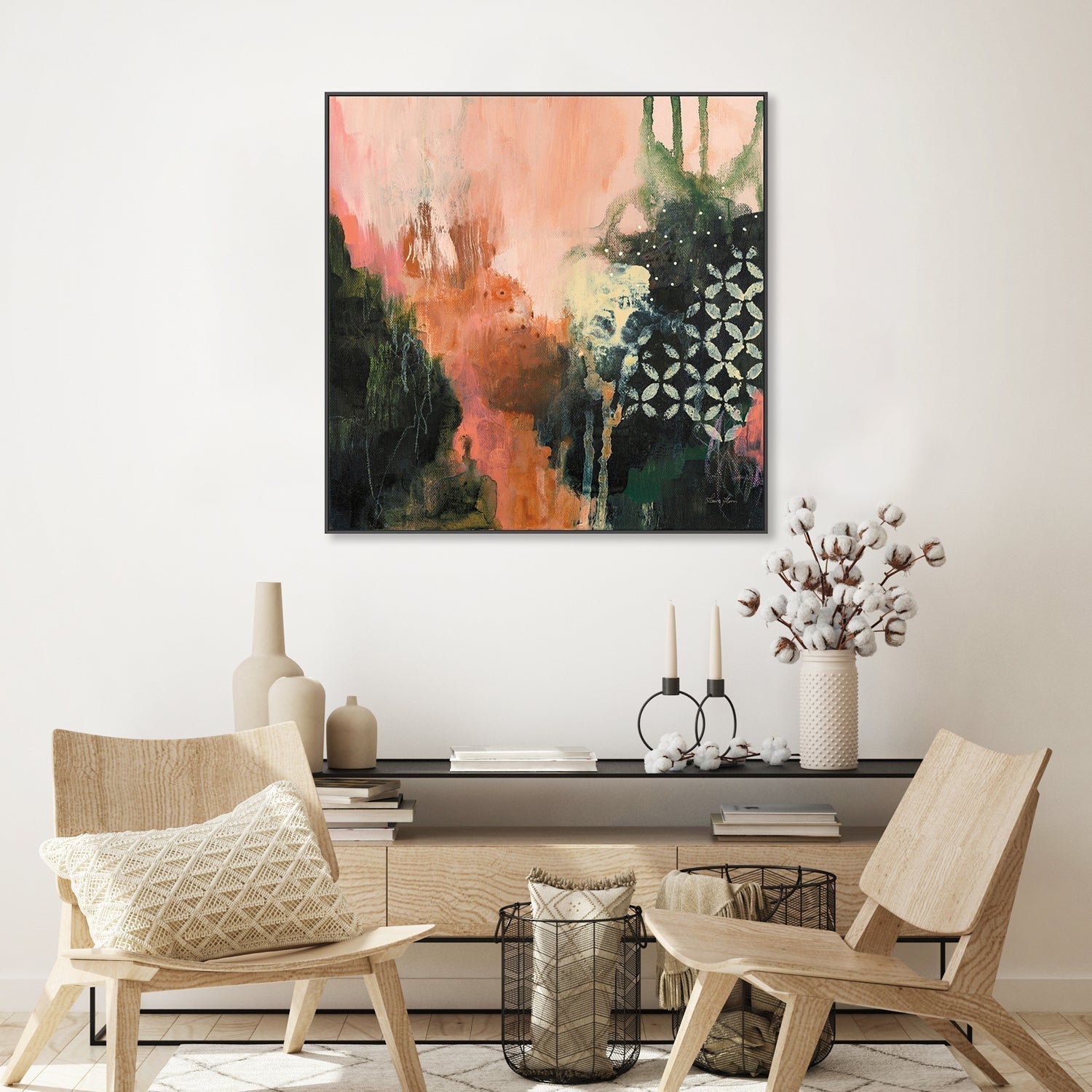 wall-art-print-canvas-poster-framed-Abstract Layers, Style A-by-Laura Horn-Gioia Wall Art