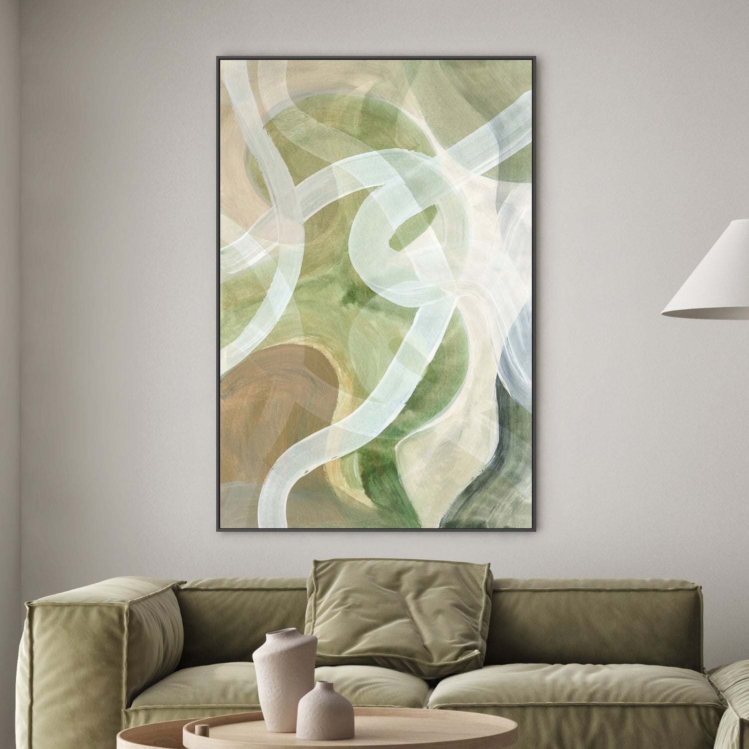 wall-art-print-canvas-poster-framed-Abstract Loops, Style B-2