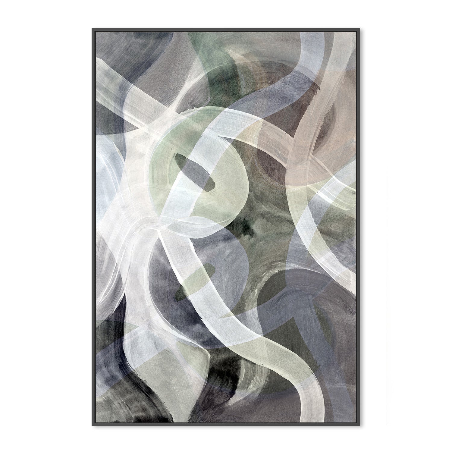 wall-art-print-canvas-poster-framed-Abstract Loops, Style C-3