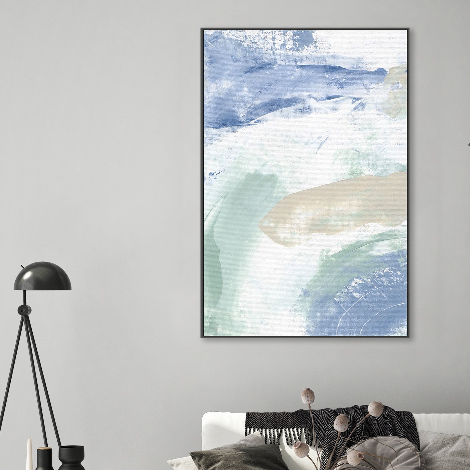 wall-art-print-canvas-poster-framed-Abstract Mist, Style A , By Nikita Jariwala-2