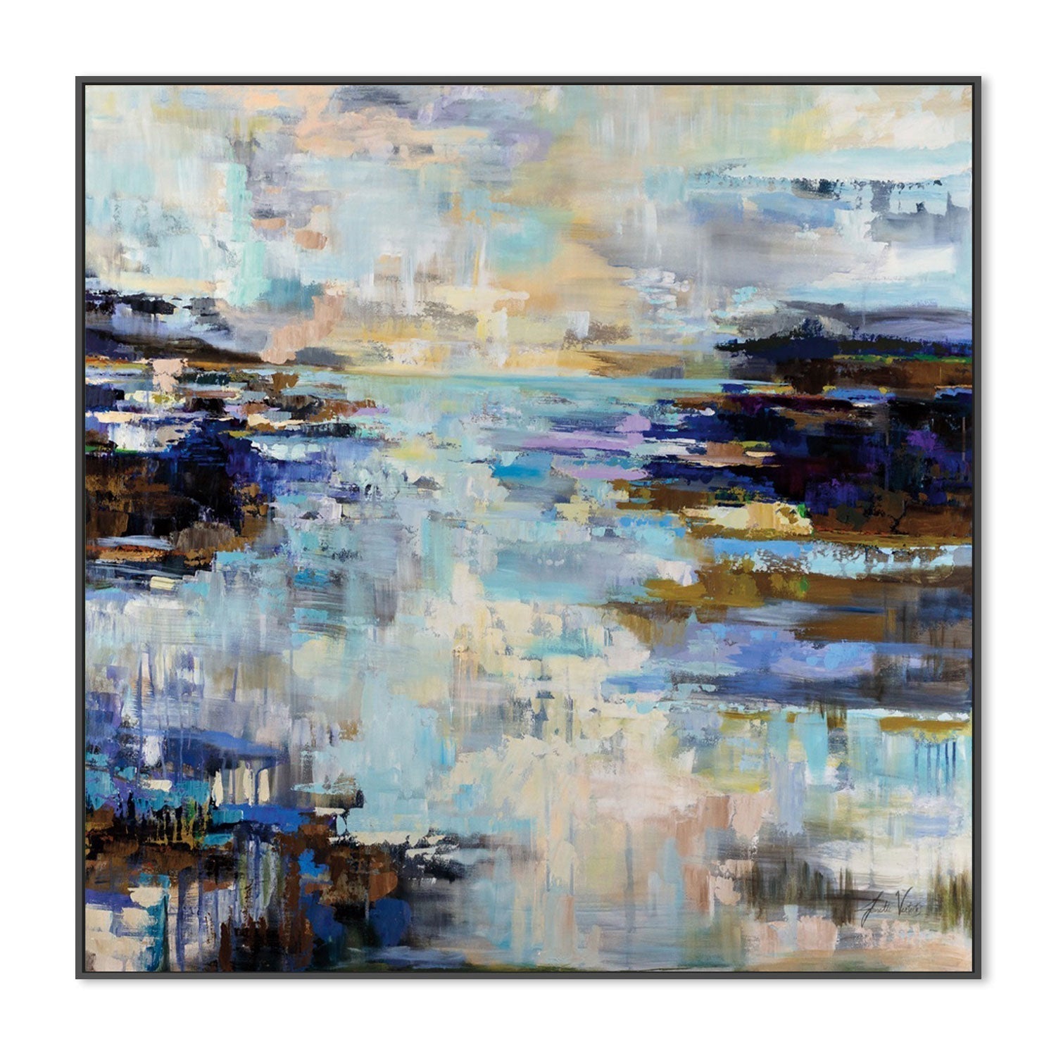 wall-art-print-canvas-poster-framed-Abstract Morning-by-Jeanette Vertentes-Gioia Wall Art