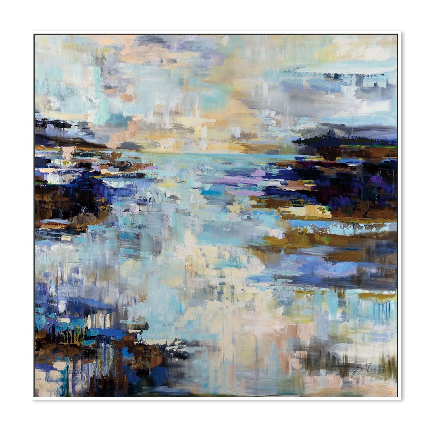 wall-art-print-canvas-poster-framed-Abstract Morning-by-Jeanette Vertentes-Gioia Wall Art
