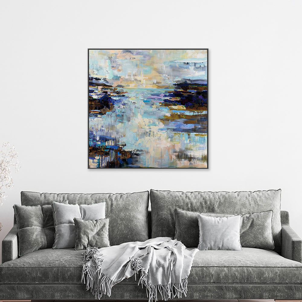 wall-art-print-canvas-poster-framed-Abstract Morning-by-Jeanette Vertentes-Gioia Wall Art