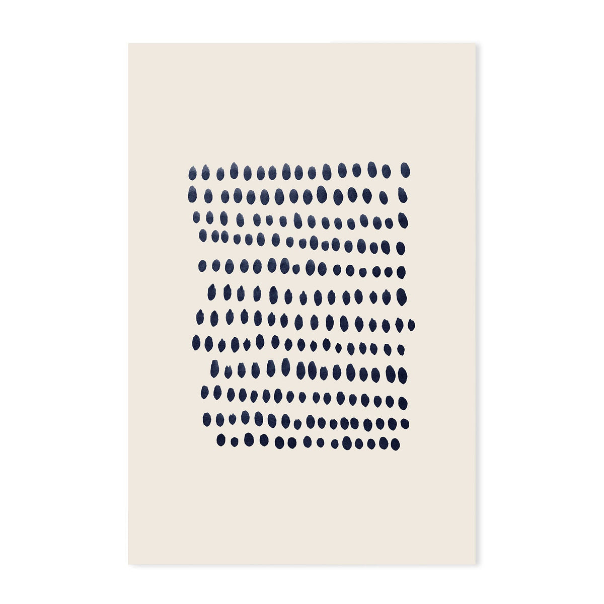 wall-art-print-canvas-poster-framed-Abstract, Navy Rain Rhythm, Set of 2-by-Danushka Abeygoda-Gioia Wall Art