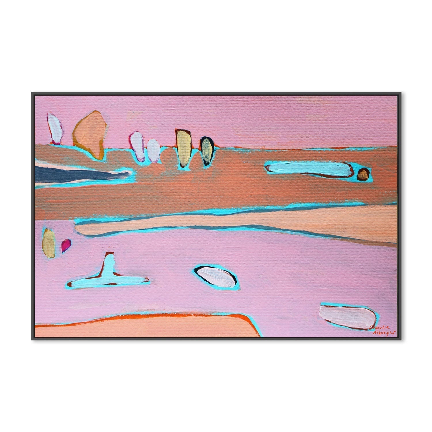 wall-art-print-canvas-poster-framed-Abstract Open Land, Style A-by-Moments By Charlie-Gioia Wall Art