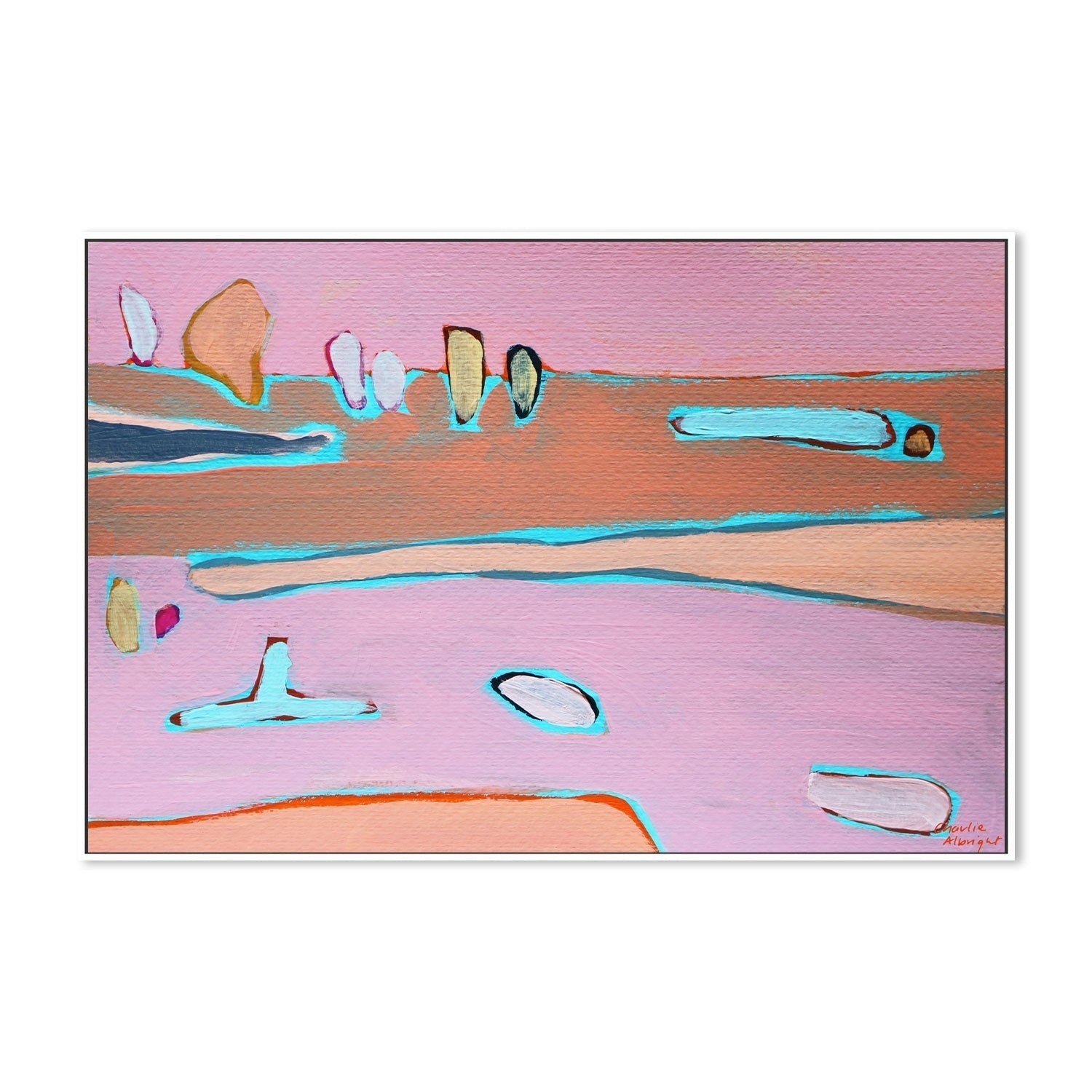 wall-art-print-canvas-poster-framed-Abstract Open Land, Style A-by-Moments By Charlie-Gioia Wall Art