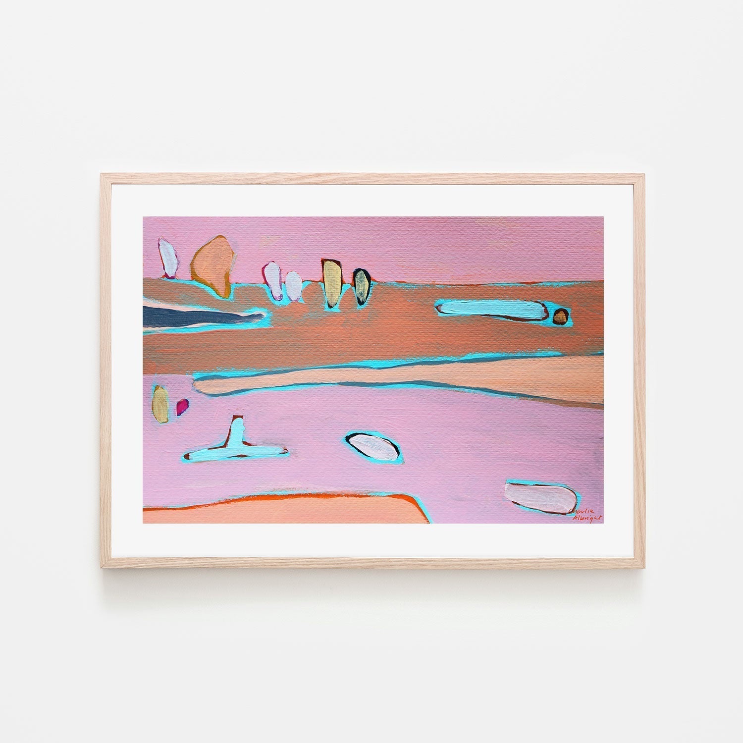 wall-art-print-canvas-poster-framed-Abstract Open Land, Style A-by-Moments By Charlie-Gioia Wall Art