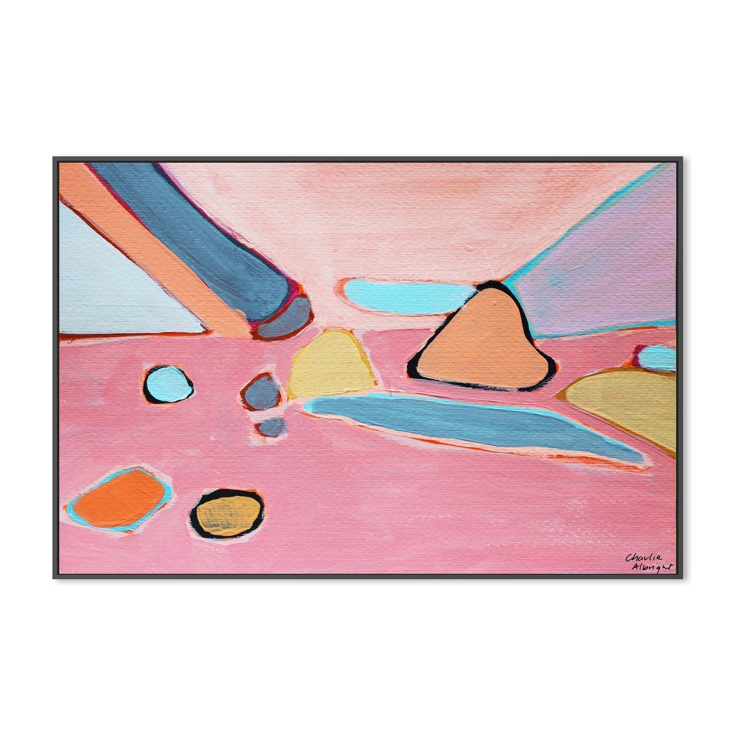 wall-art-print-canvas-poster-framed-Abstract Open Land, Style B-by-Moments By Charlie-Gioia Wall Art