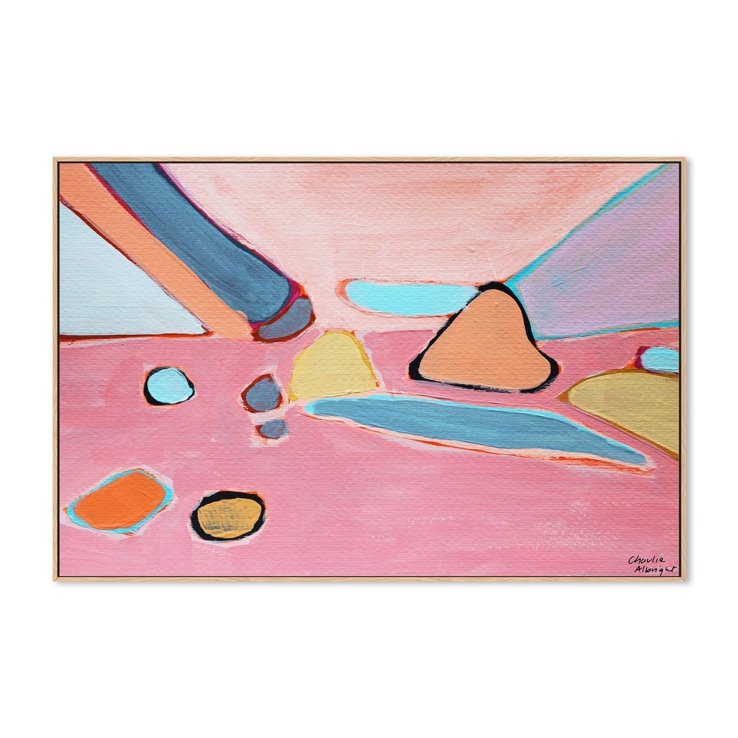 wall-art-print-canvas-poster-framed-Abstract Open Land, Style B-by-Moments By Charlie-Gioia Wall Art