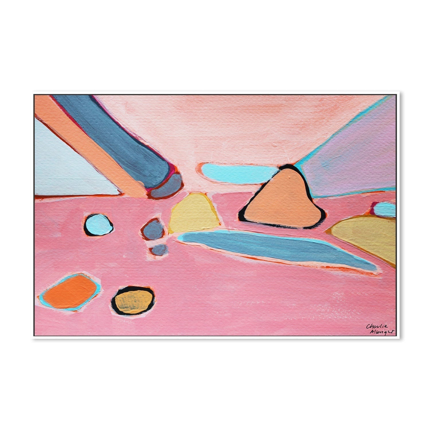 wall-art-print-canvas-poster-framed-Abstract Open Land, Style B-by-Moments By Charlie-Gioia Wall Art