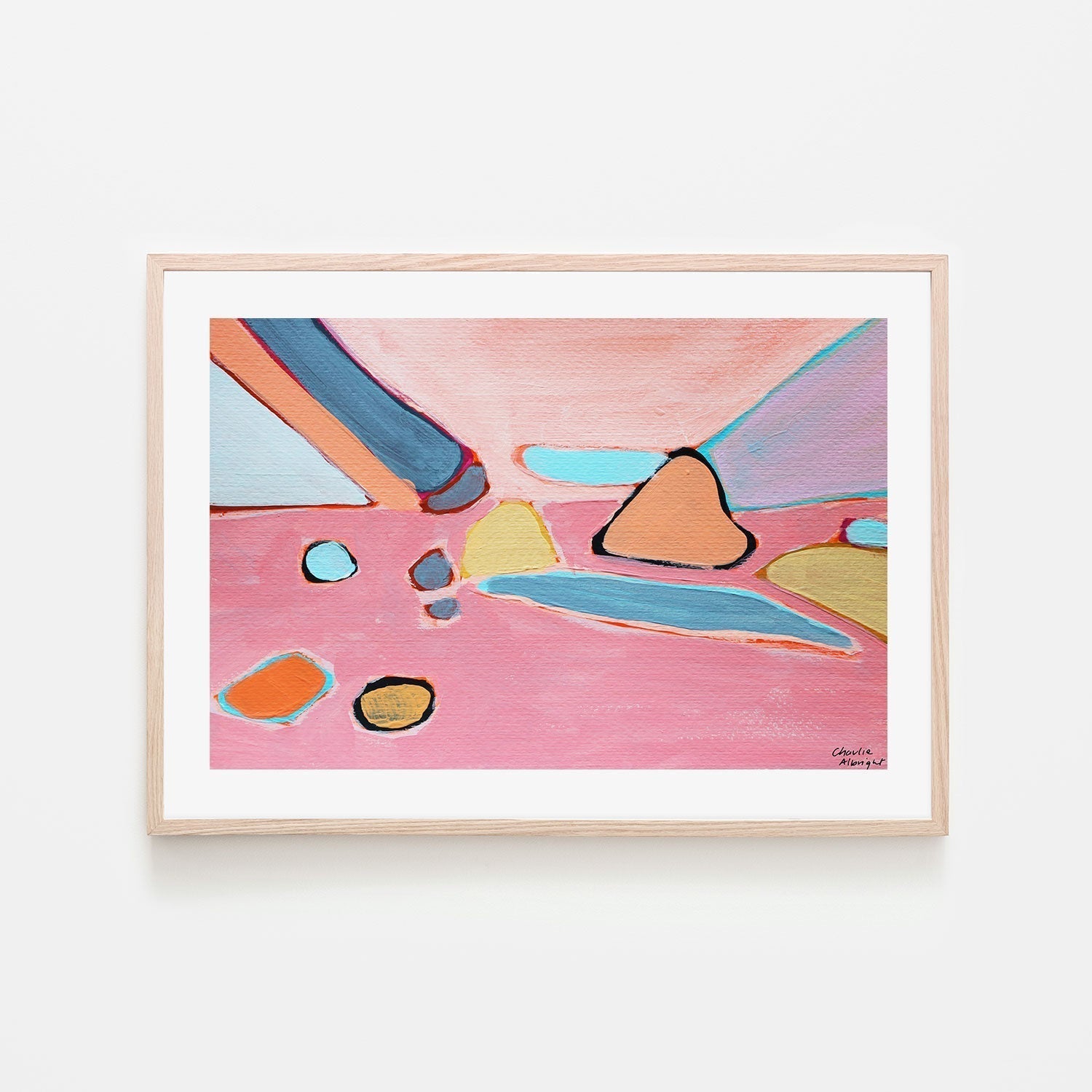 wall-art-print-canvas-poster-framed-Abstract Open Land, Style B-by-Moments By Charlie-Gioia Wall Art