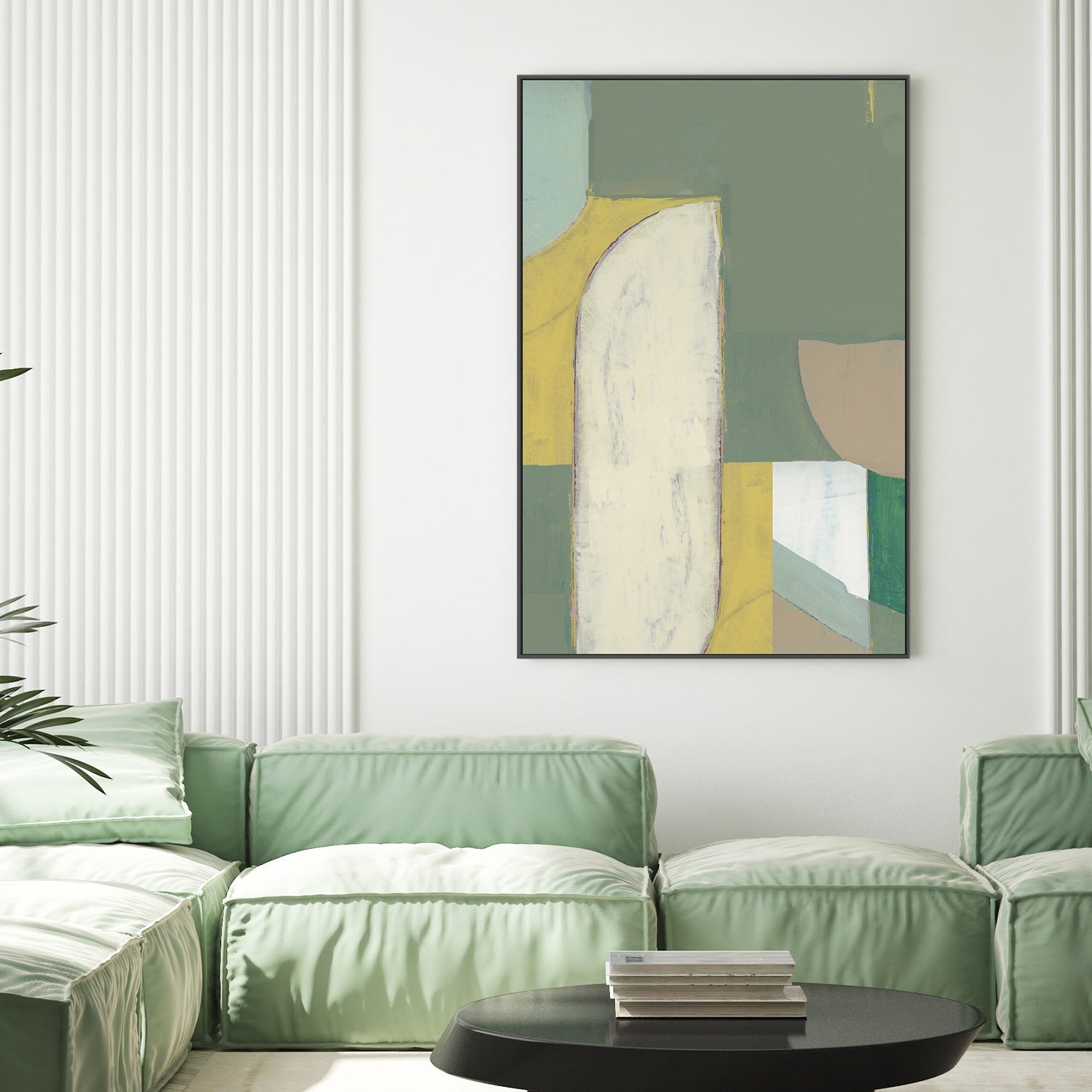 wall-art-print-canvas-poster-framed-Abstract Painting, Style C-2