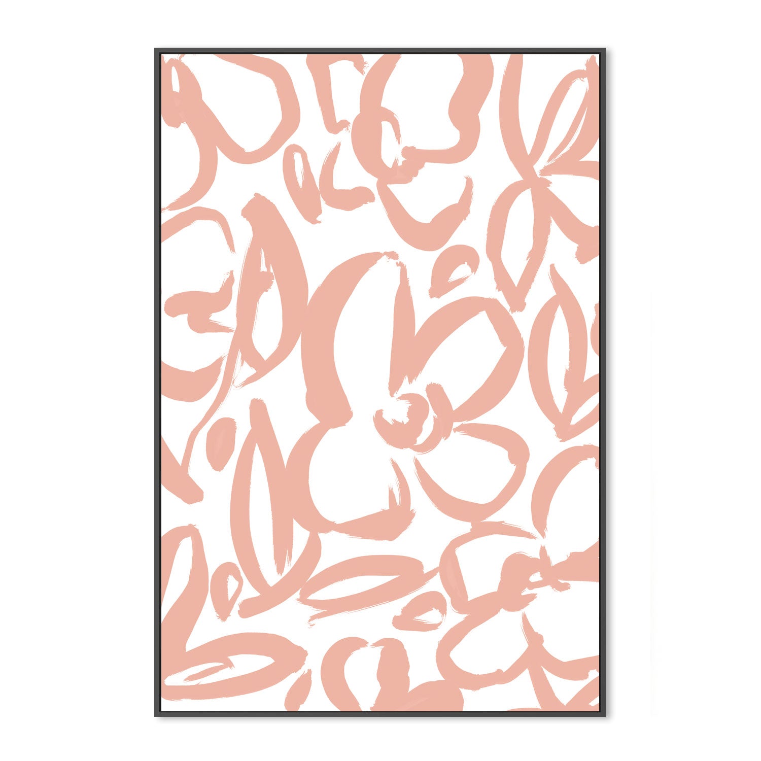 wall-art-print-canvas-poster-framed-Abstract Peonies , By Leah Straatsma-3