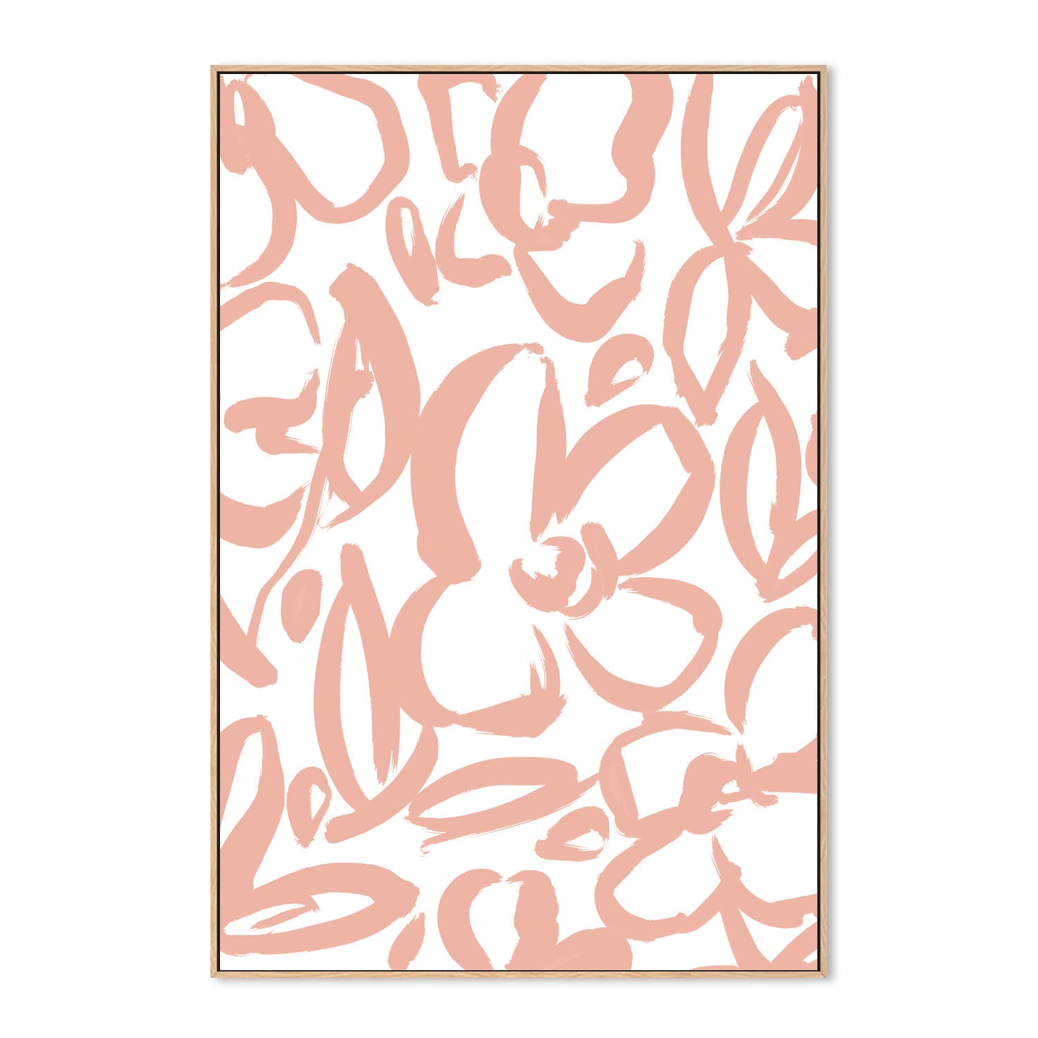 wall-art-print-canvas-poster-framed-Abstract Peonies , By Leah Straatsma-4