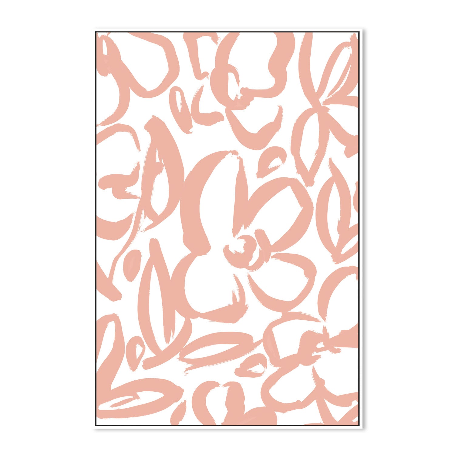 wall-art-print-canvas-poster-framed-Abstract Peonies , By Leah Straatsma-5