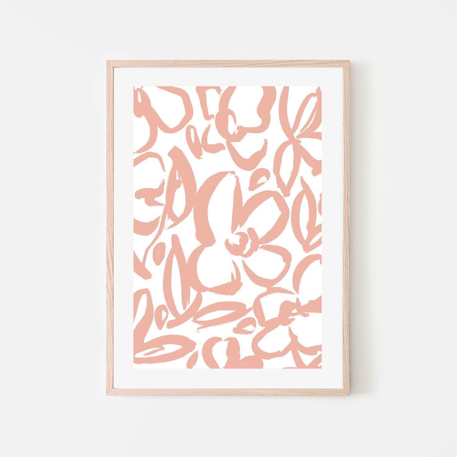 wall-art-print-canvas-poster-framed-Abstract Peonies , By Leah Straatsma-6