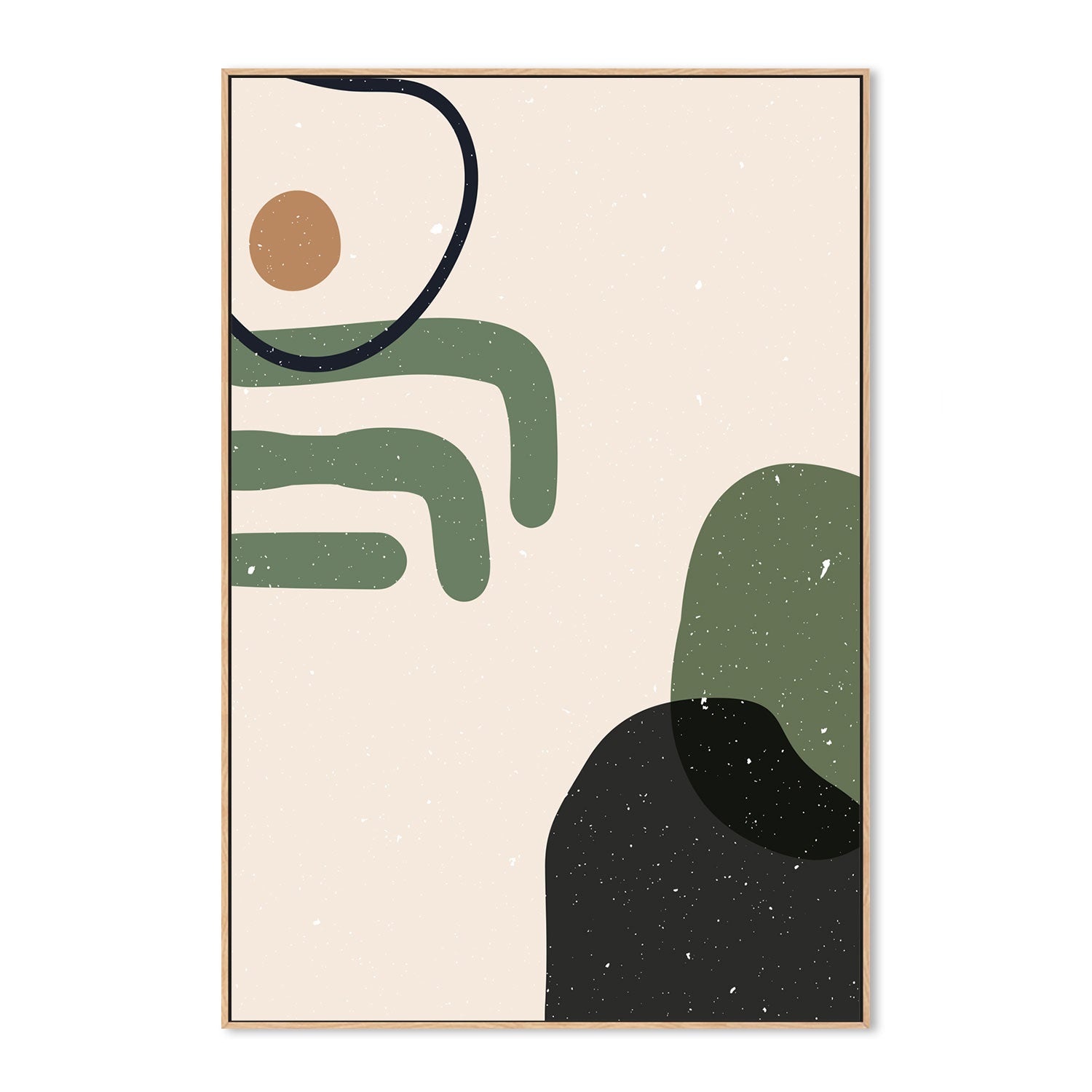 wall-art-print-canvas-poster-framed-Abstract Shapes In Motion, Style A-GIOIA-WALL-ART