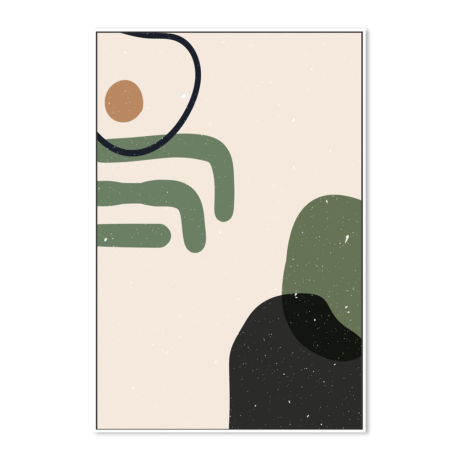 wall-art-print-canvas-poster-framed-Abstract Shapes In Motion, Style A-GIOIA-WALL-ART
