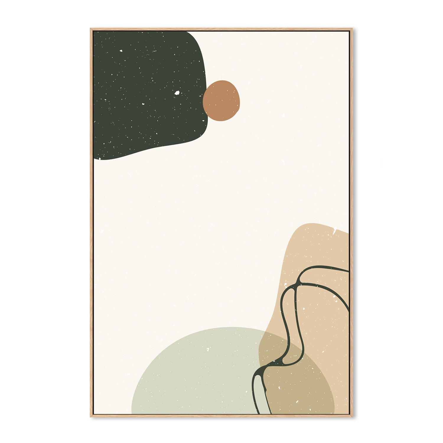 wall-art-print-canvas-poster-framed-Abstract Shapes In Motion, Style B-GIOIA-WALL-ART