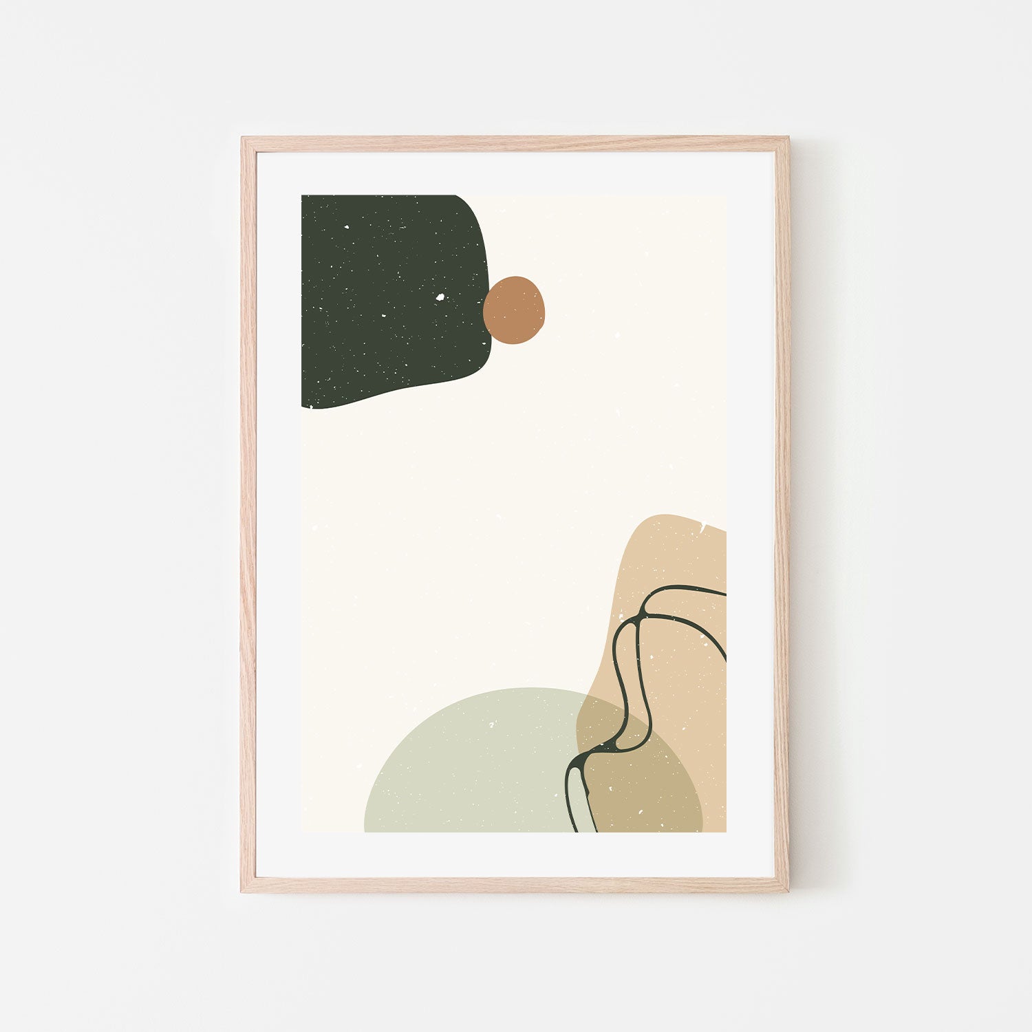 wall-art-print-canvas-poster-framed-Abstract Shapes In Motion, Style B-GIOIA-WALL-ART