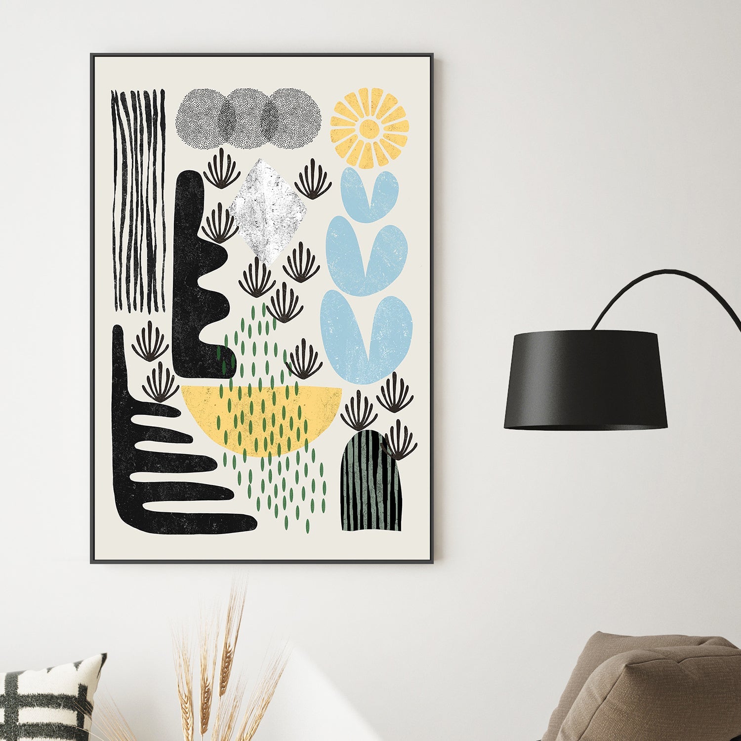 wall-art-print-canvas-poster-framed-Abstract, Style B-7